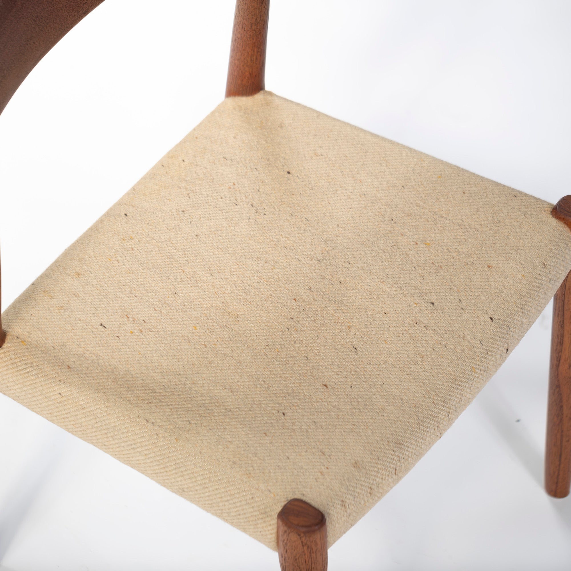 Dining chair JL Moller JLMOLLER model77 (1) Teak wood Nordic vintage Made in Denmark Niels O Moller