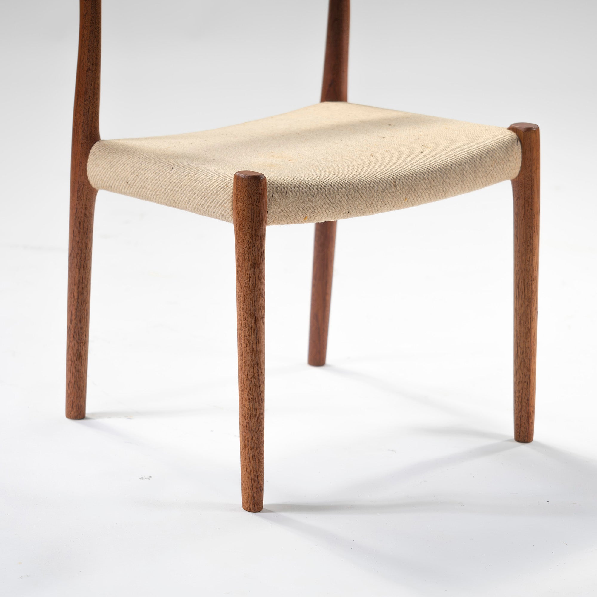 Dining chair JL Moller JLMOLLER model77 (2) Teak wood Nordic vintage Made in Denmark Niels O Moller