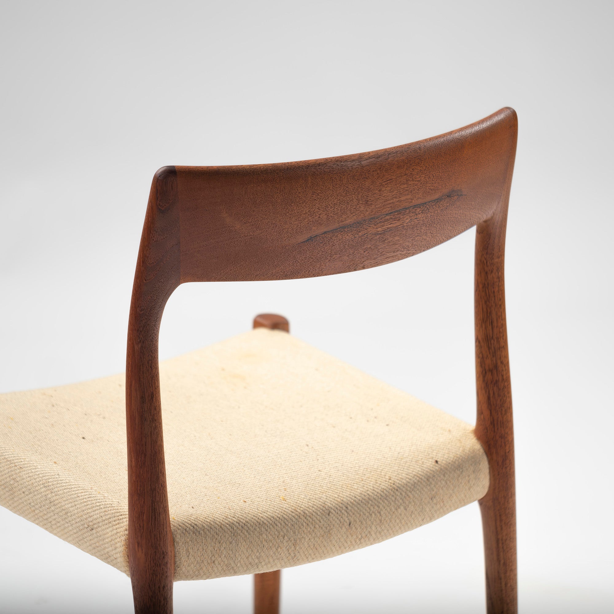 Dining chair JL Moller JLMOLLER model77 (2) Teak wood Nordic vintage Made in Denmark Niels O Moller