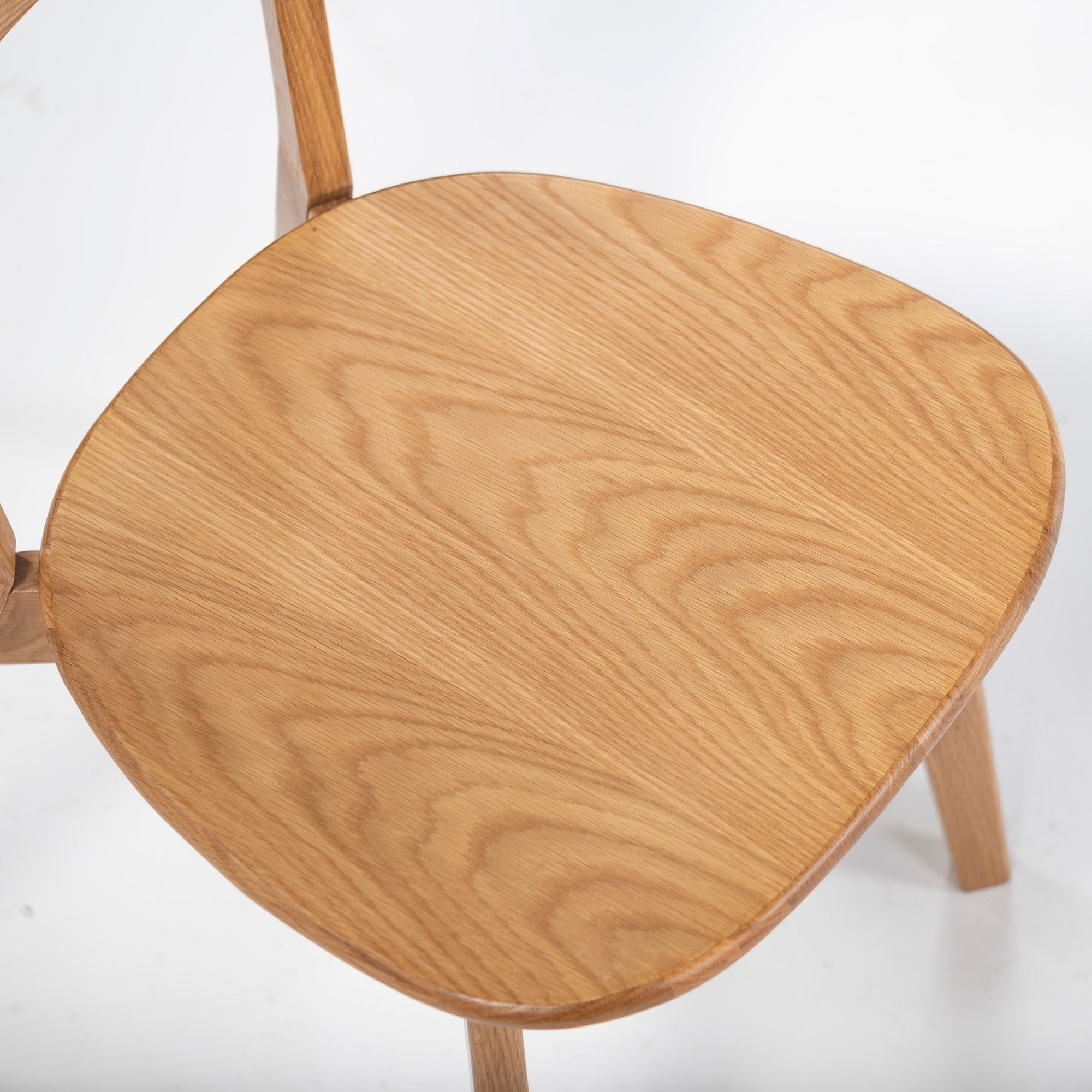Dining chair, unused and stored, Okawa furniture, River, set of 2, oak, solid wood, natural modern, simple modern, Scandinavian