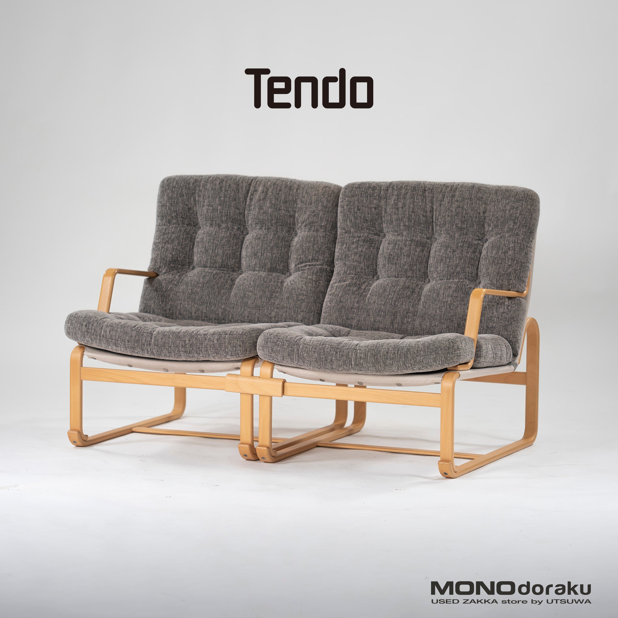 Sofa Tendo Mokko TENDO Bruno Mathsson Margarita 2-seater high type easy chair Beech wood Japanese modern