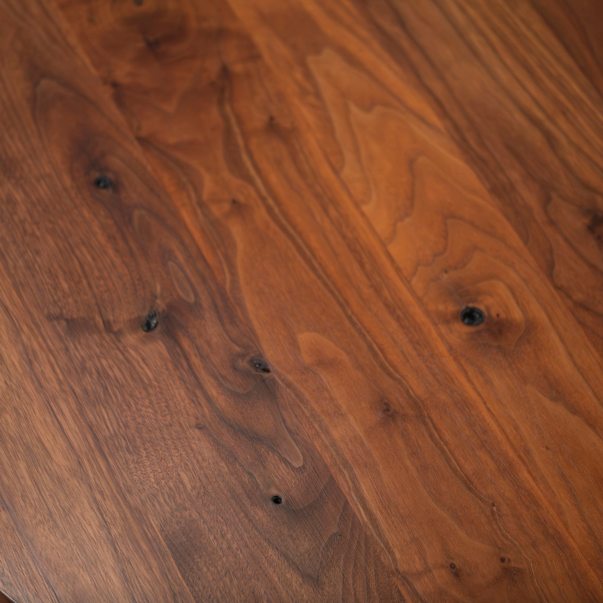 Center table Hida Sangyo Mori no Kotoba Walnut Semicircular living table w150 Solid walnut Japanese modern Old house Woodpecker