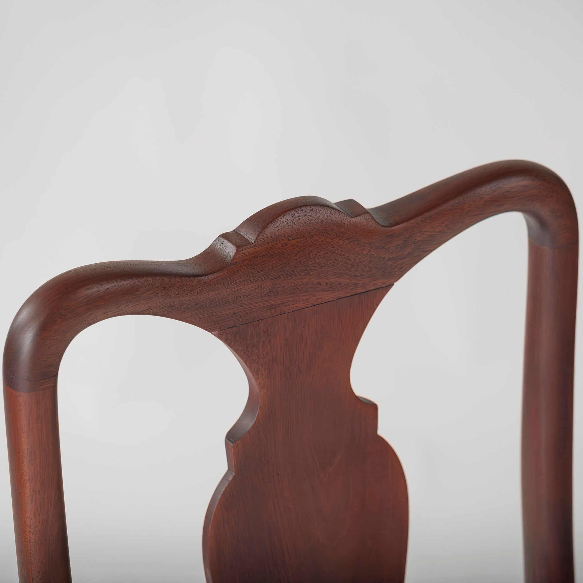 Dining Chair, British Antique, Queen Anne Chair, Mahogany (2), 1930s, British Vintage, Classic Design, Cat Legs