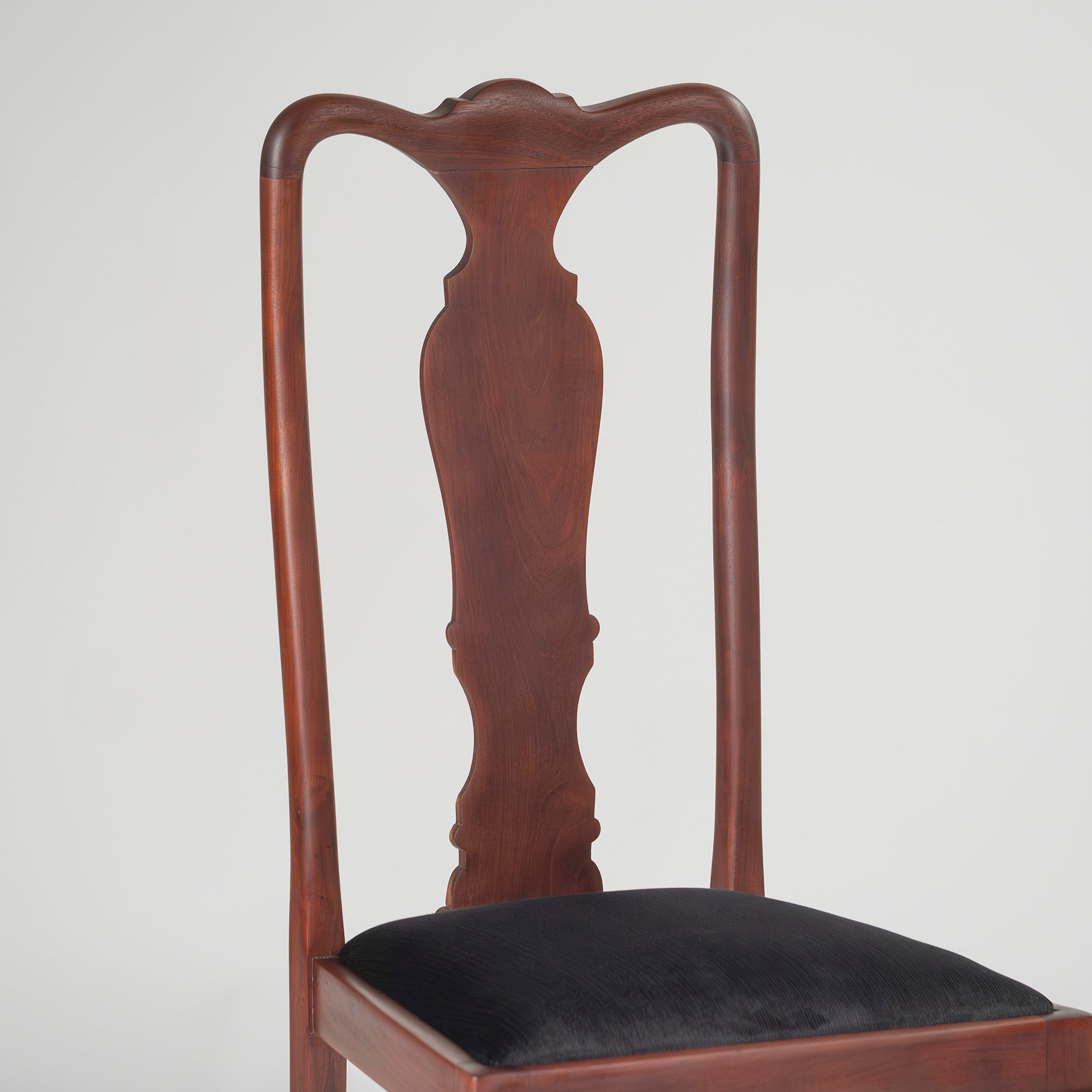 Dining Chair, British Antique, Queen Anne Chair, Mahogany (2), 1930s, British Vintage, Classic Design, Cat Legs