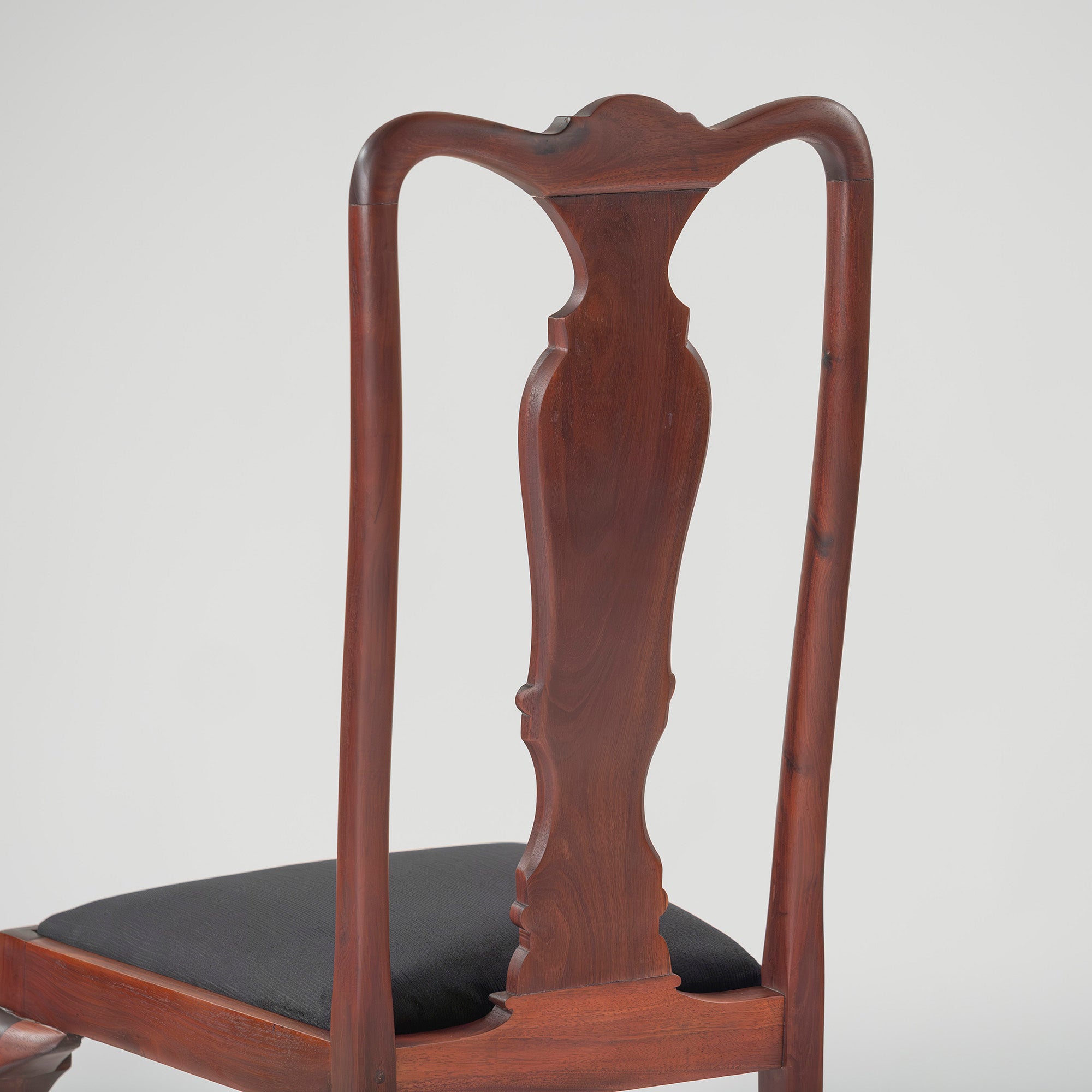Dining Chair, British Antique, Queen Anne Chair, Mahogany (2), 1930s, British Vintage, Classic Design, Cat Legs