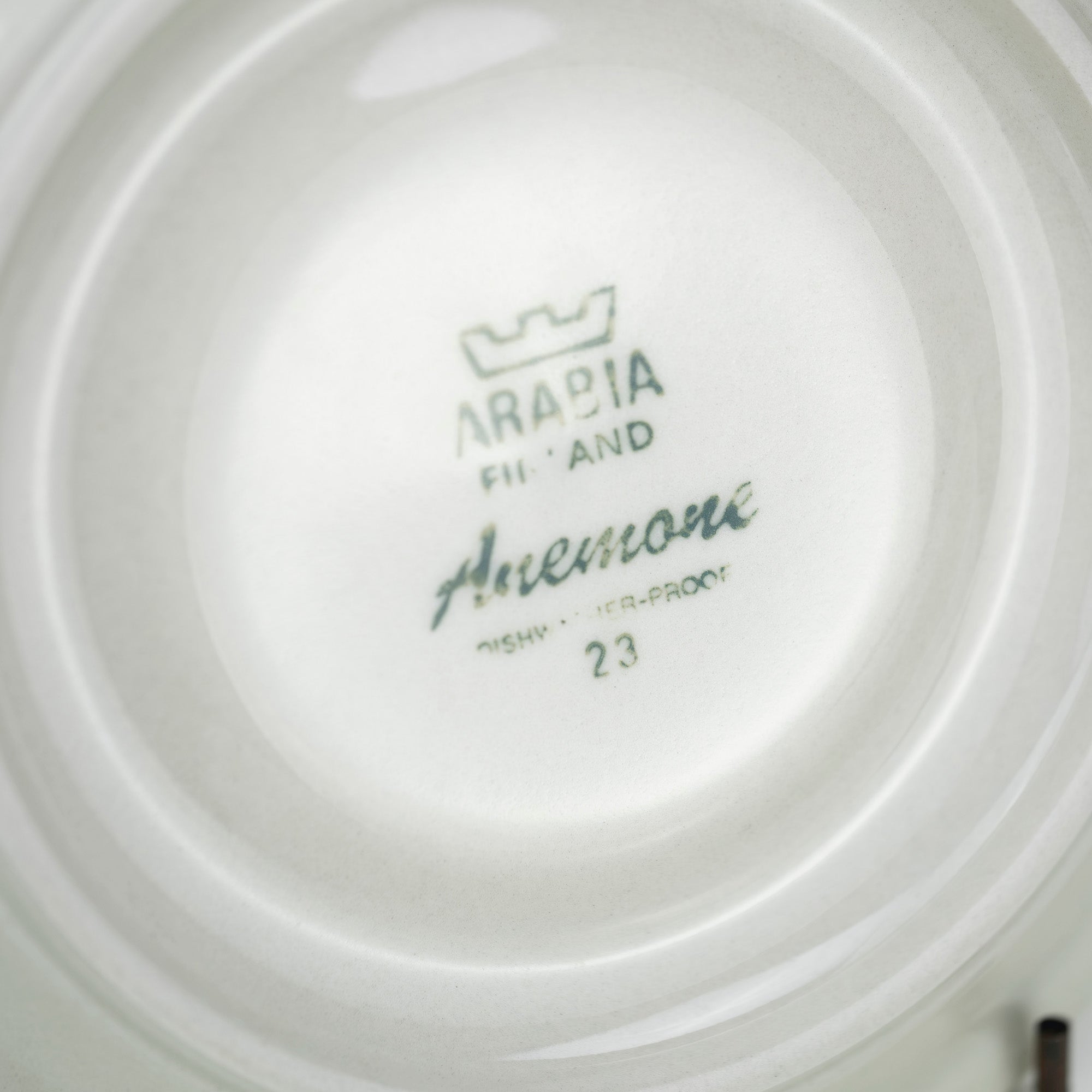 アラビア アネモネ ARABIA anemone モーニングカップ&ソーサー ウラ・プロコッペ 北欧ヴィンテージ (1)