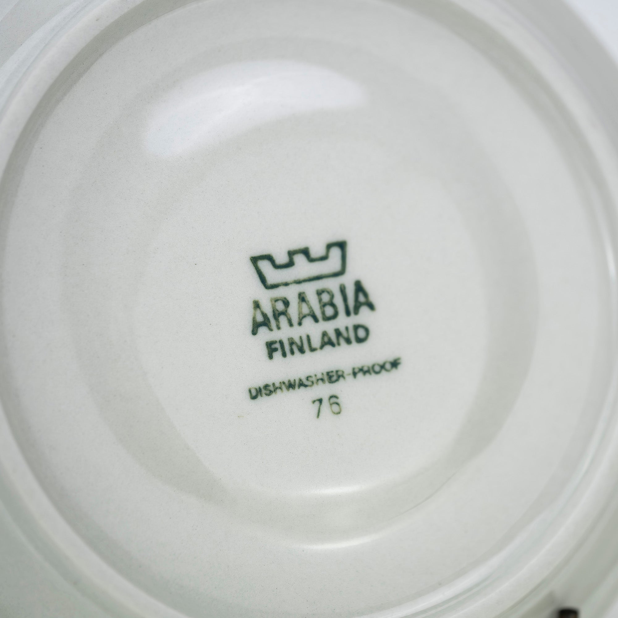 アラビア アネモネ ARABIA anemone コーヒーカップ&ソーサー ウラ・プロコッペ 北欧ヴィンテージ (1)