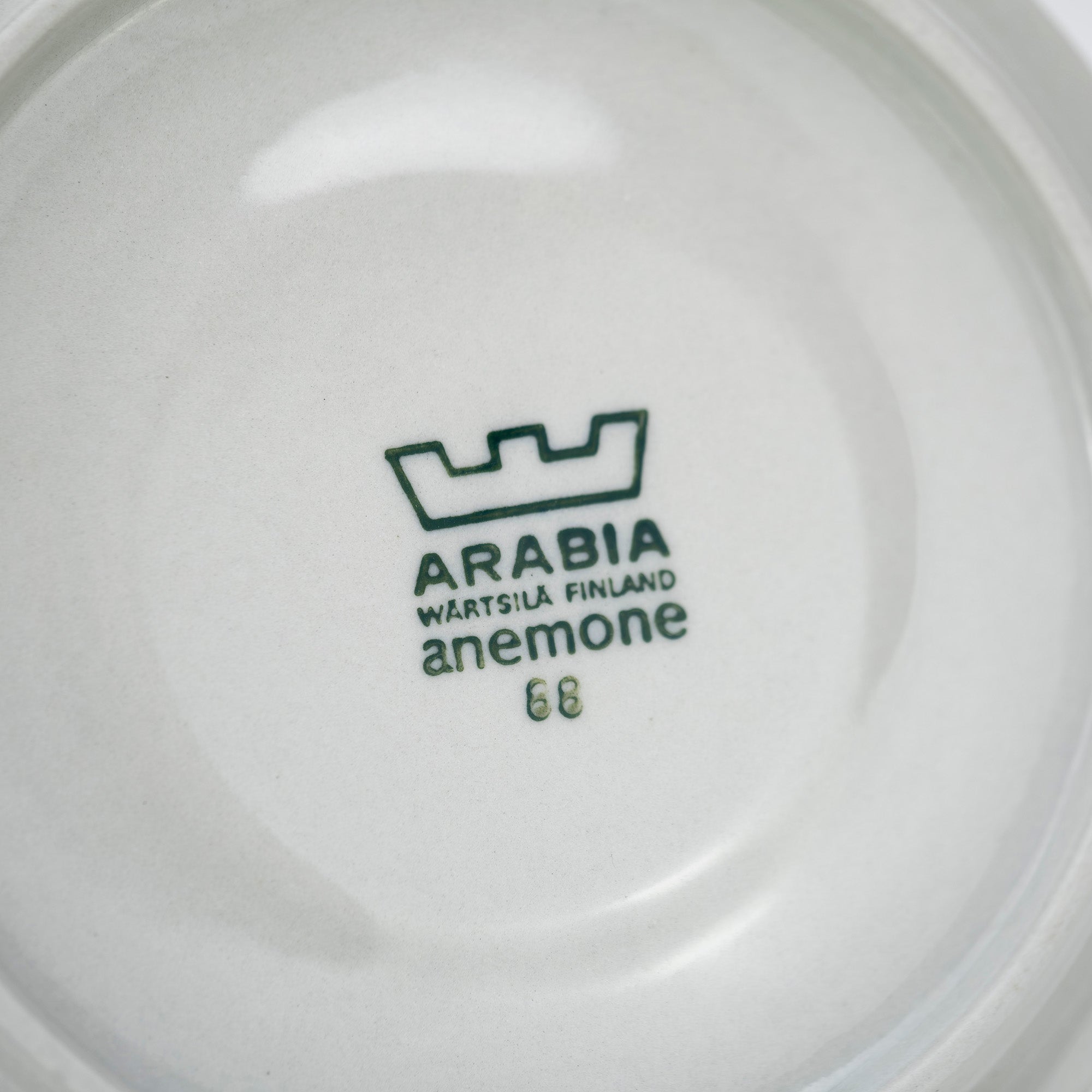 アラビア アネモネ ARABIA anemone コーヒーカップ&ソーサー ウラ・プロコッペ 北欧ヴィンテージ (2)