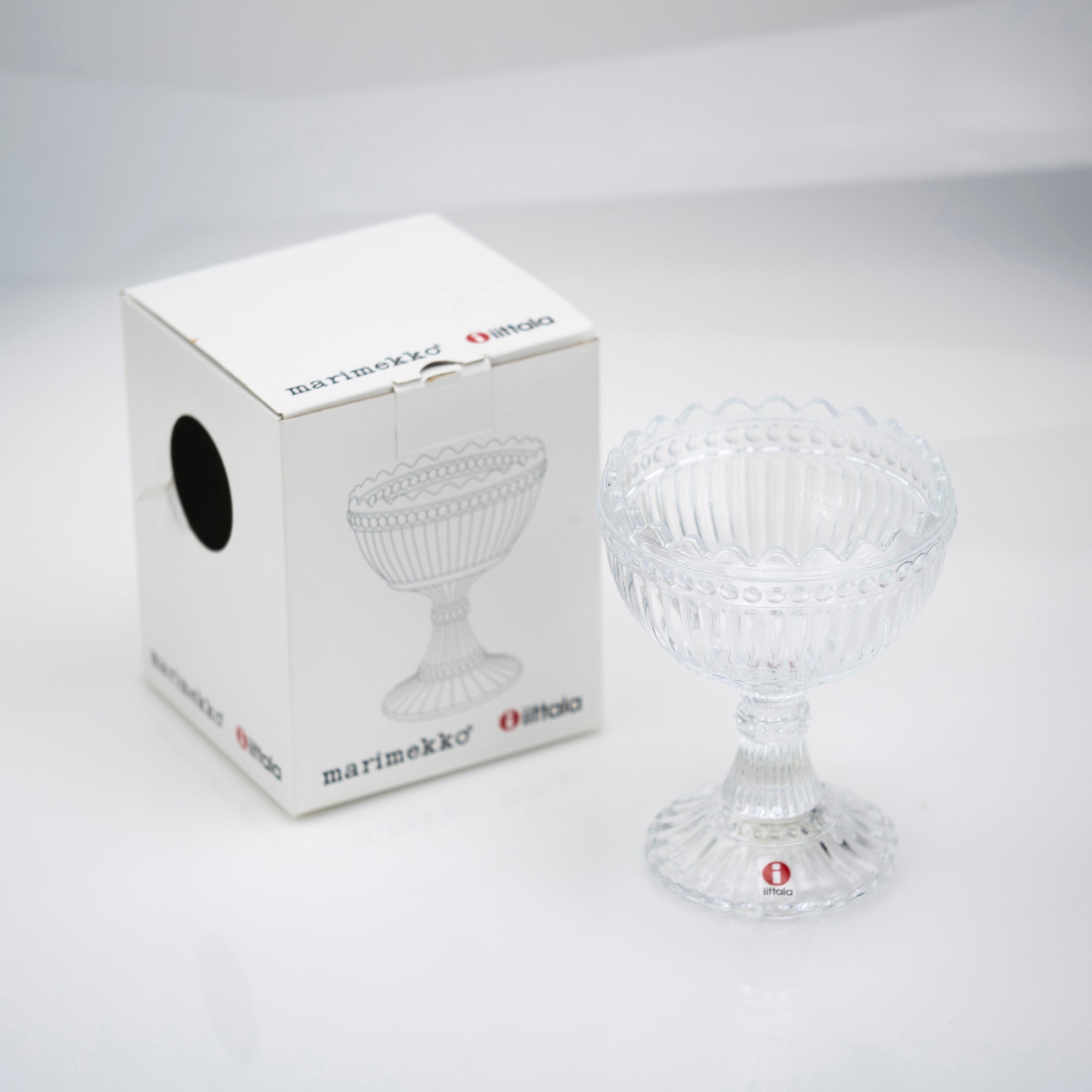 イッタラ×マリメッコ マリボウル マリスコーリ iittala x Marimekko Maribowl Mariskooli クリア 2008~2015年 廃番品 美品