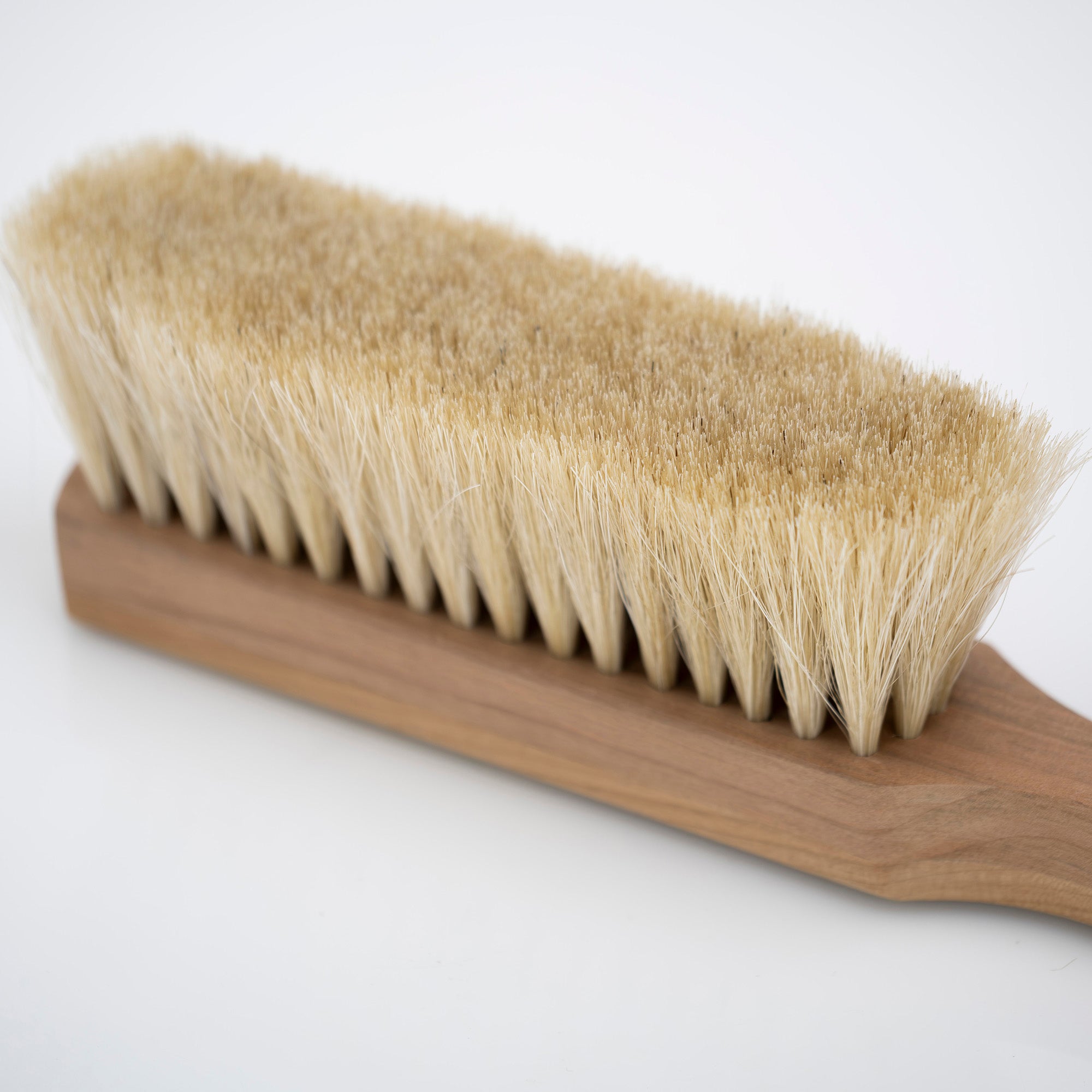 UNO BRUSH, Tokyo Kototoibashi, clothes brush, slim handle type, hand-planted brush, cashmere brush, horsehair, good condition