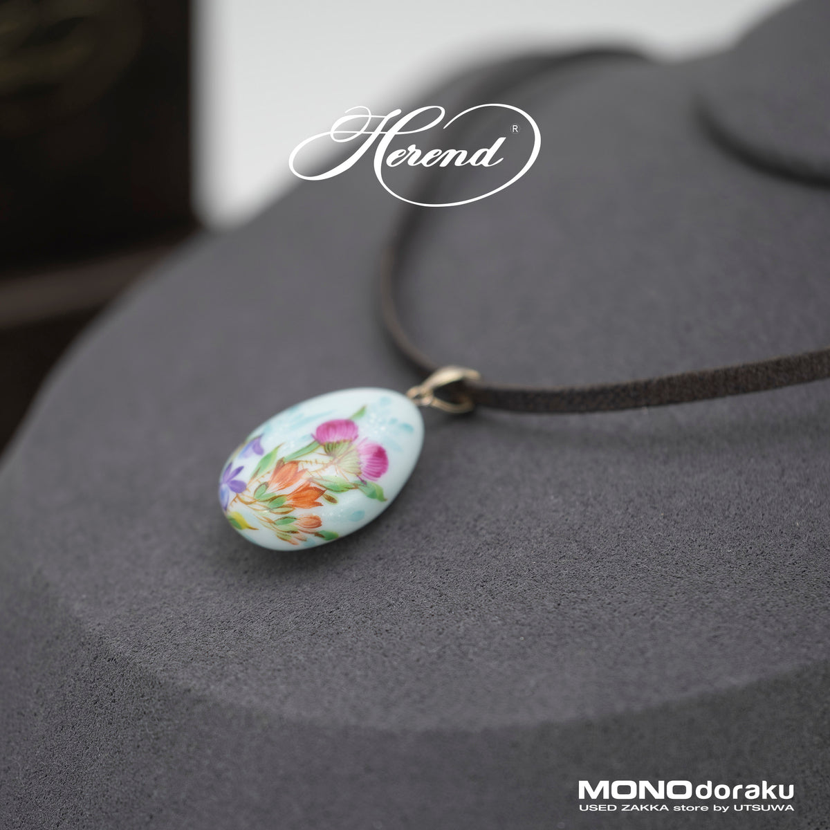 Herend フォーシーズン ペンダント ネックレス 四季の花柄 | モノ道楽