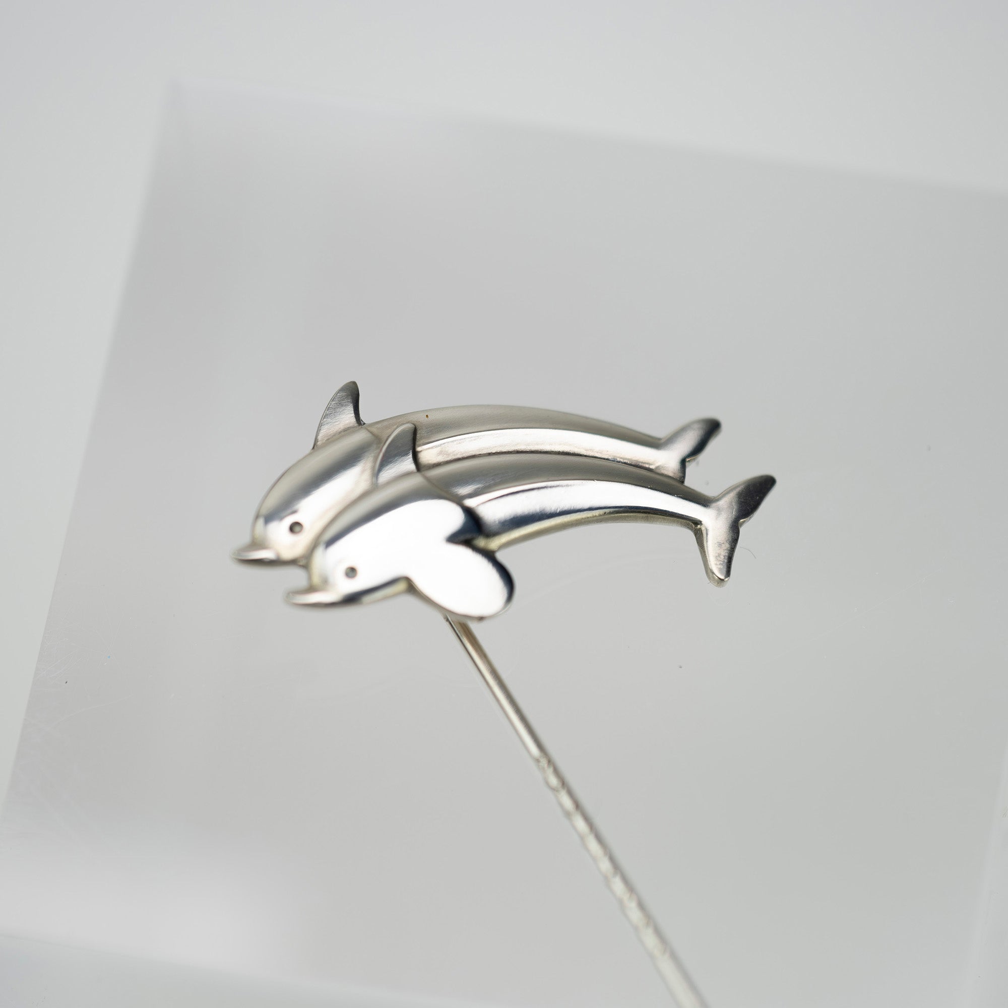 ジョージジェンセン GEORG JENSEN ピンブローチ イルカモチーフ シルバー925 ハラルド・ニールセン