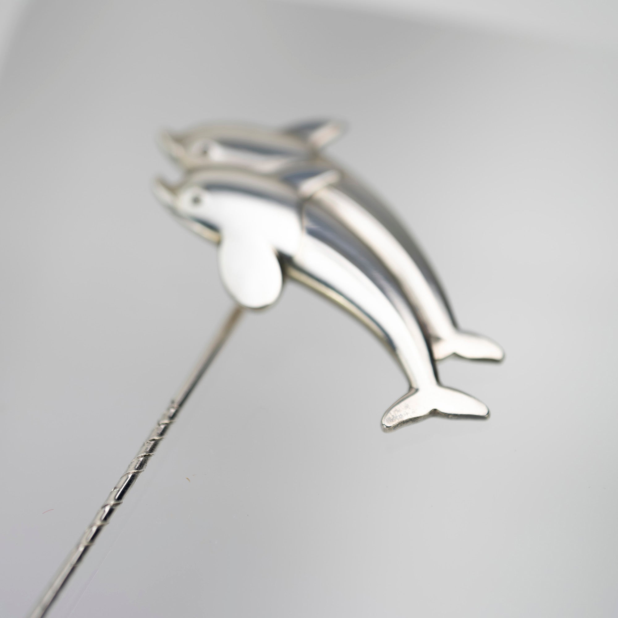 ジョージジェンセン GEORG JENSEN ピンブローチ イルカモチーフ シルバー925 ハラルド・ニールセン
