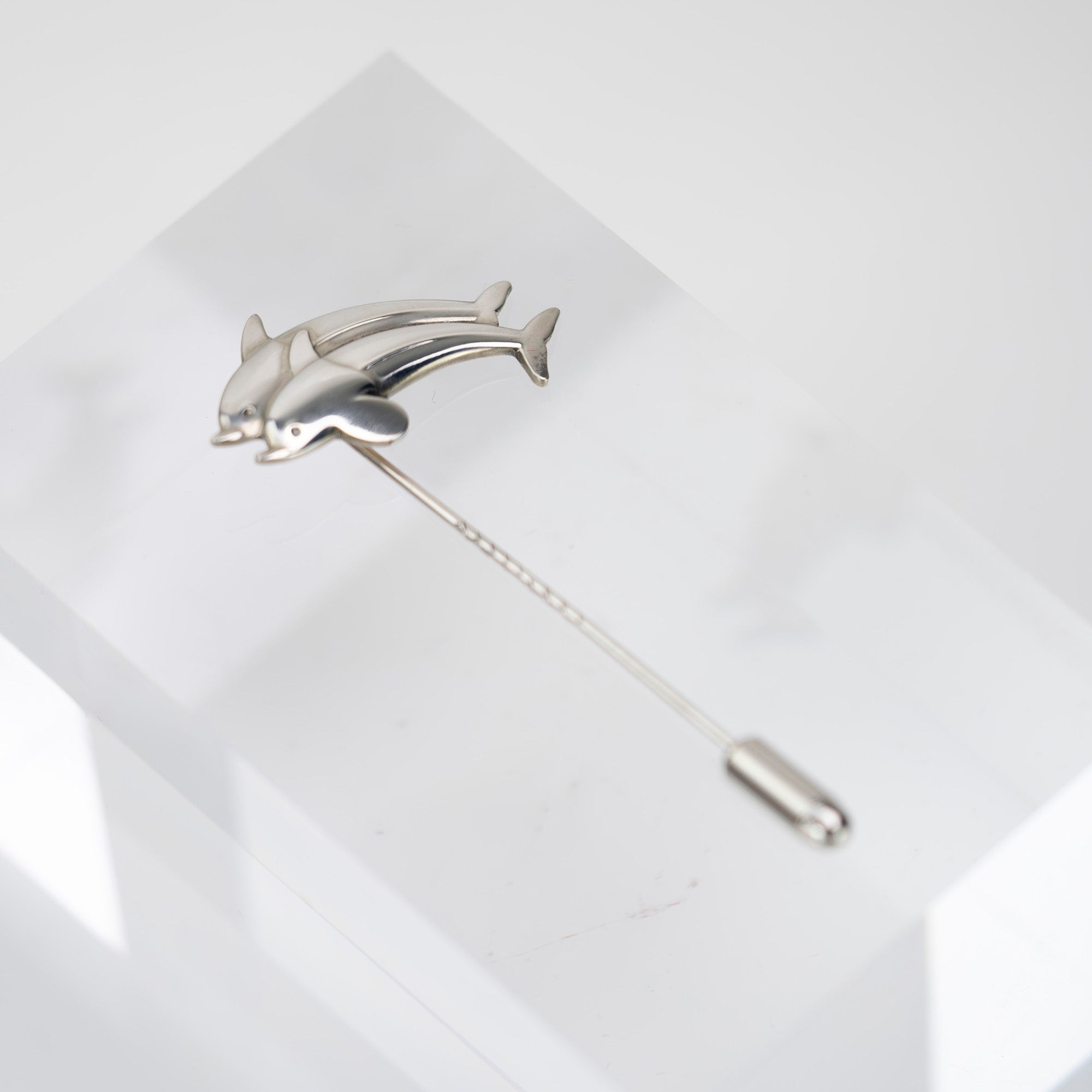 ジョージジェンセン GEORG JENSEN ピンブローチ イルカモチーフ シルバー925 ハラルド・ニールセン