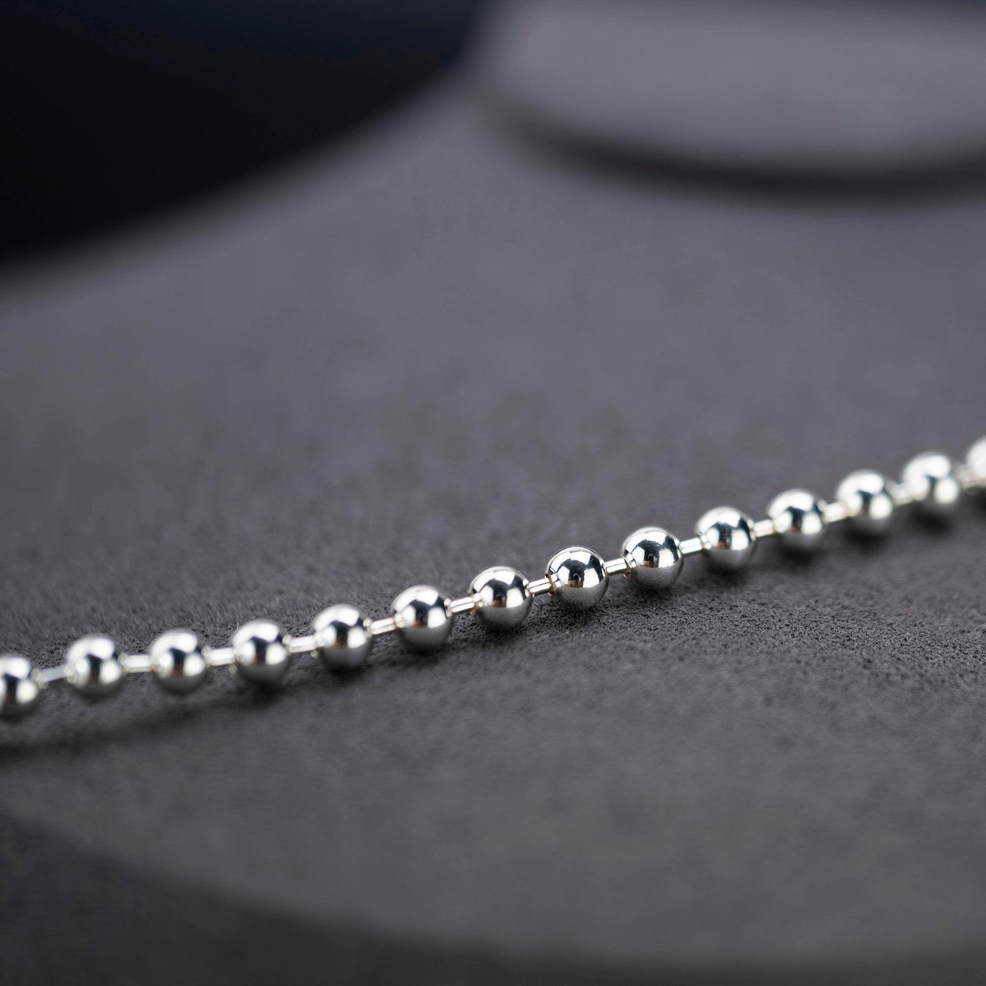 GUCCI TOGGLE HEART Ball Chain Bracelet Silver 925 Women's Accessories