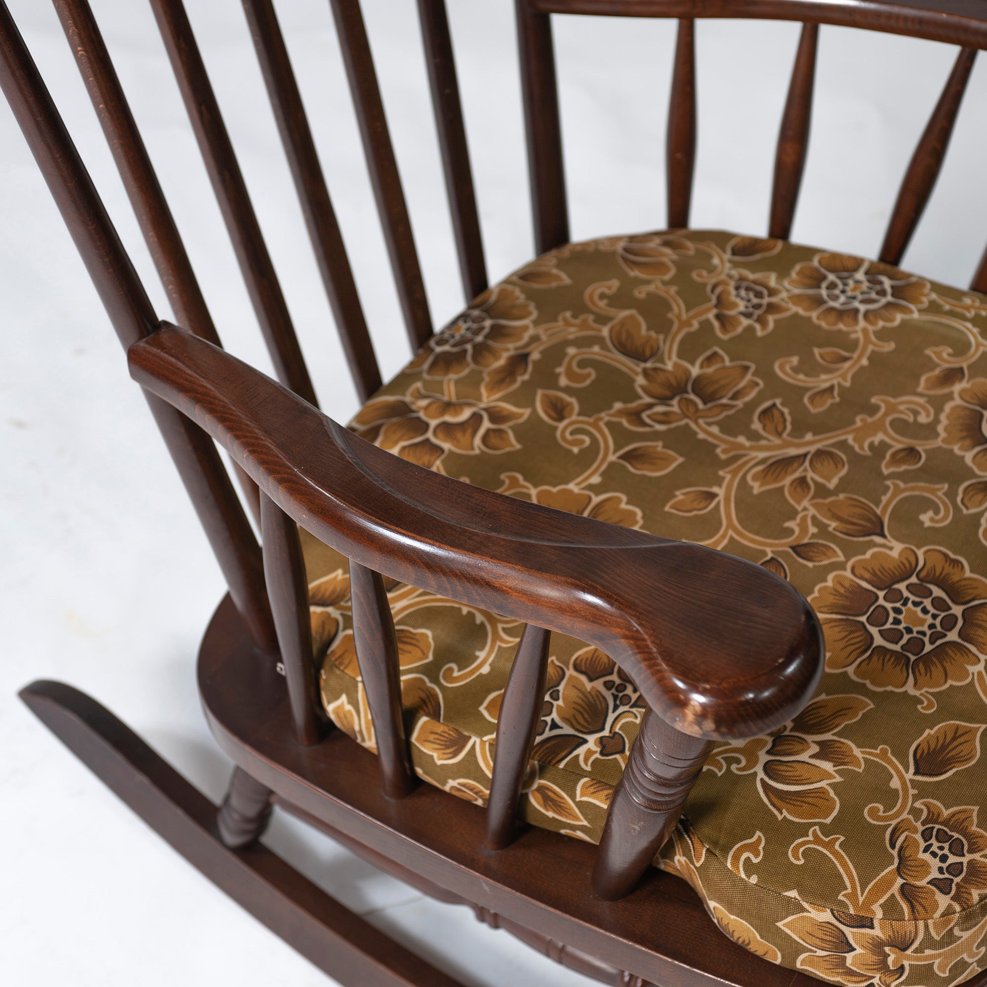 Rocking chair Kashiwa Mokko KASHIWA KMK Oak wood Vintage Old Kashiwa Retro Japanese modern Windsor chair