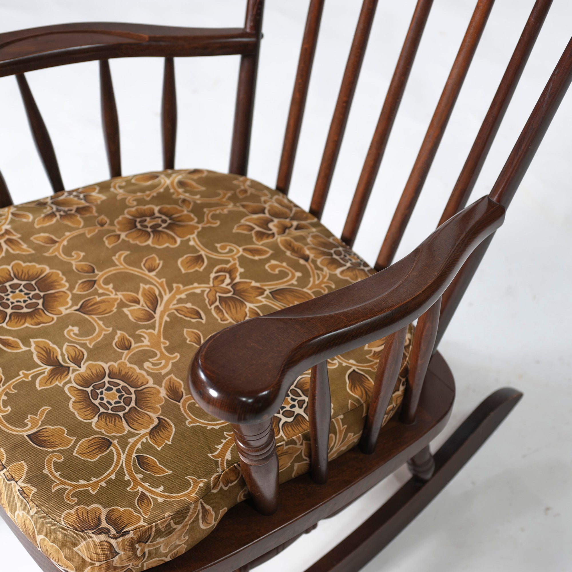 Rocking chair Kashiwa Mokko KASHIWA KMK Oak wood Vintage Old Kashiwa Retro Japanese modern Windsor chair