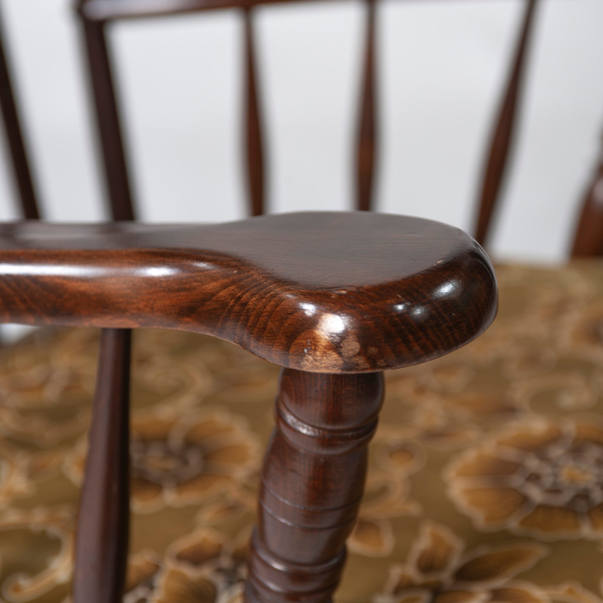Rocking chair Kashiwa Mokko KASHIWA KMK Oak wood Vintage Old Kashiwa Retro Japanese modern Windsor chair