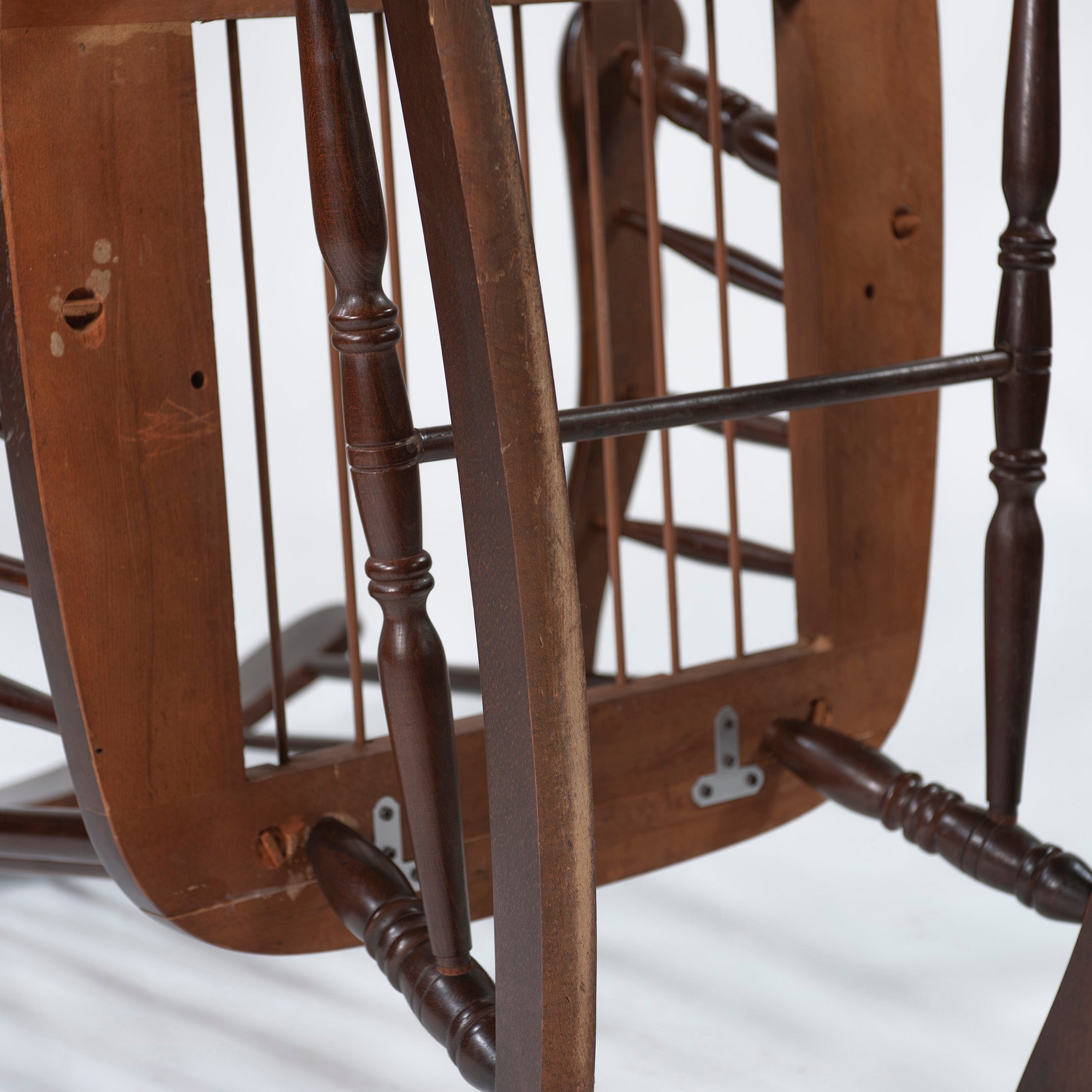 Rocking chair Kashiwa Mokko KASHIWA KMK Oak wood Vintage Old Kashiwa Retro Japanese modern Windsor chair