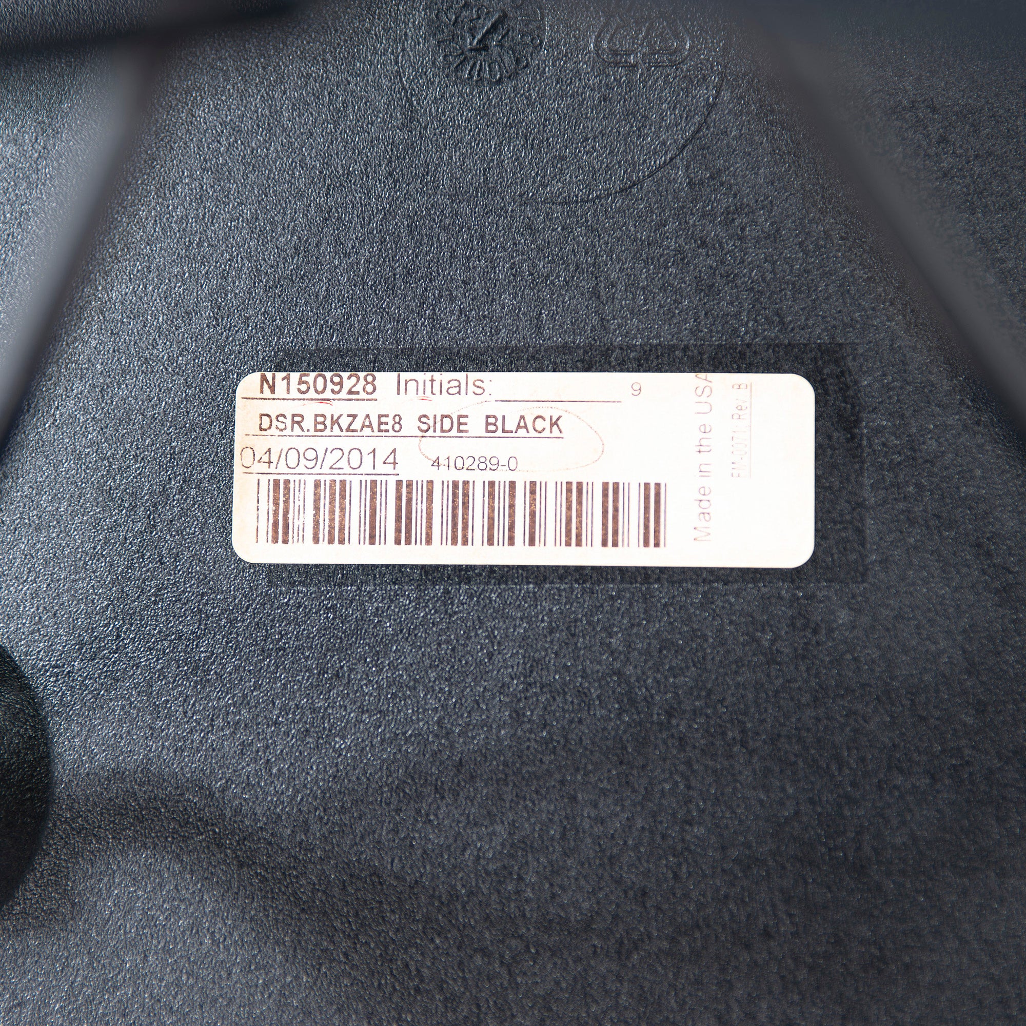 Dining Chair Herman Miller Eames Plastic Side Shell Chair, Wire Base, Black, DSR
