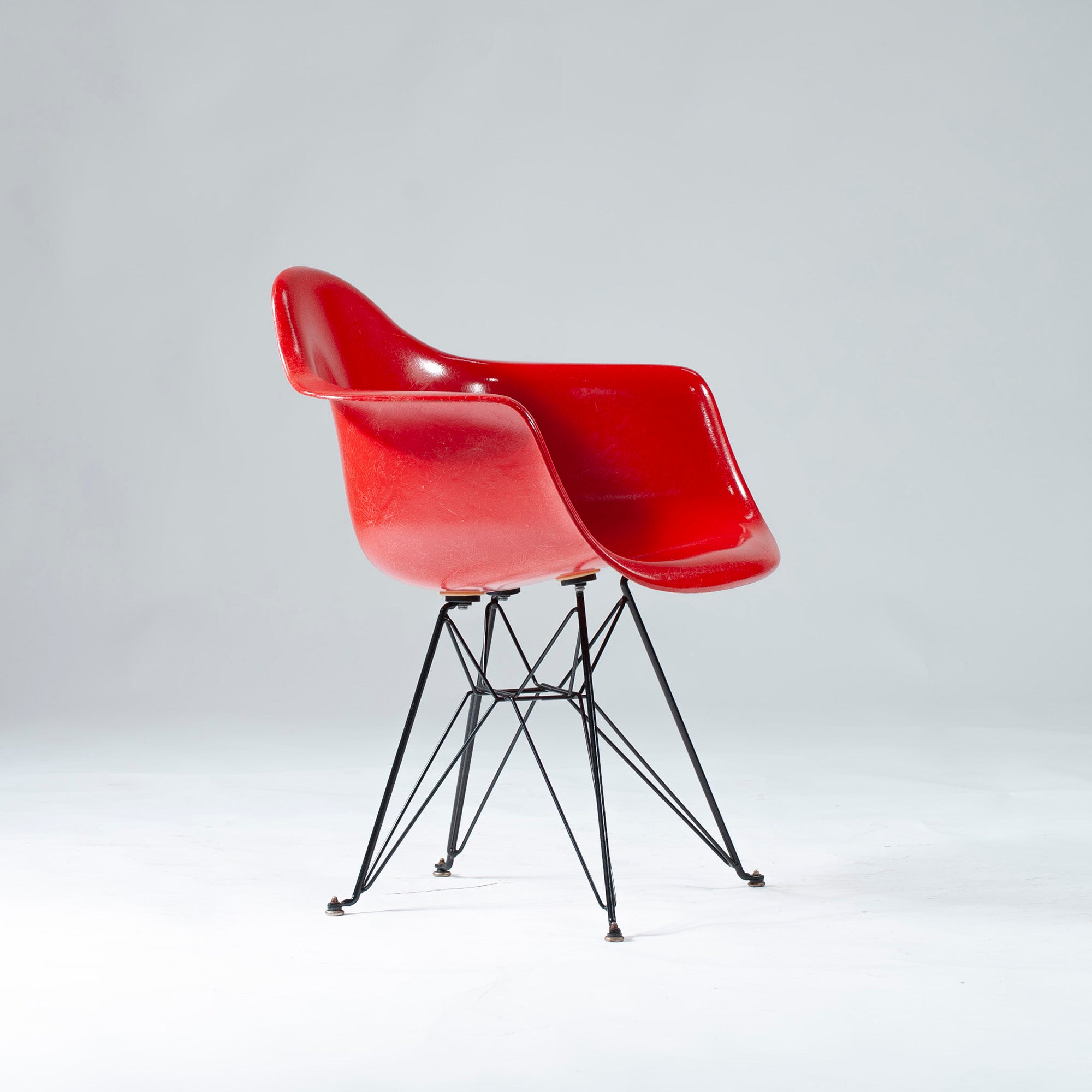 Dining Chair MODERNICA Eames Arm Shell Chair Fiberglass Eiffel Base Mid-Century
