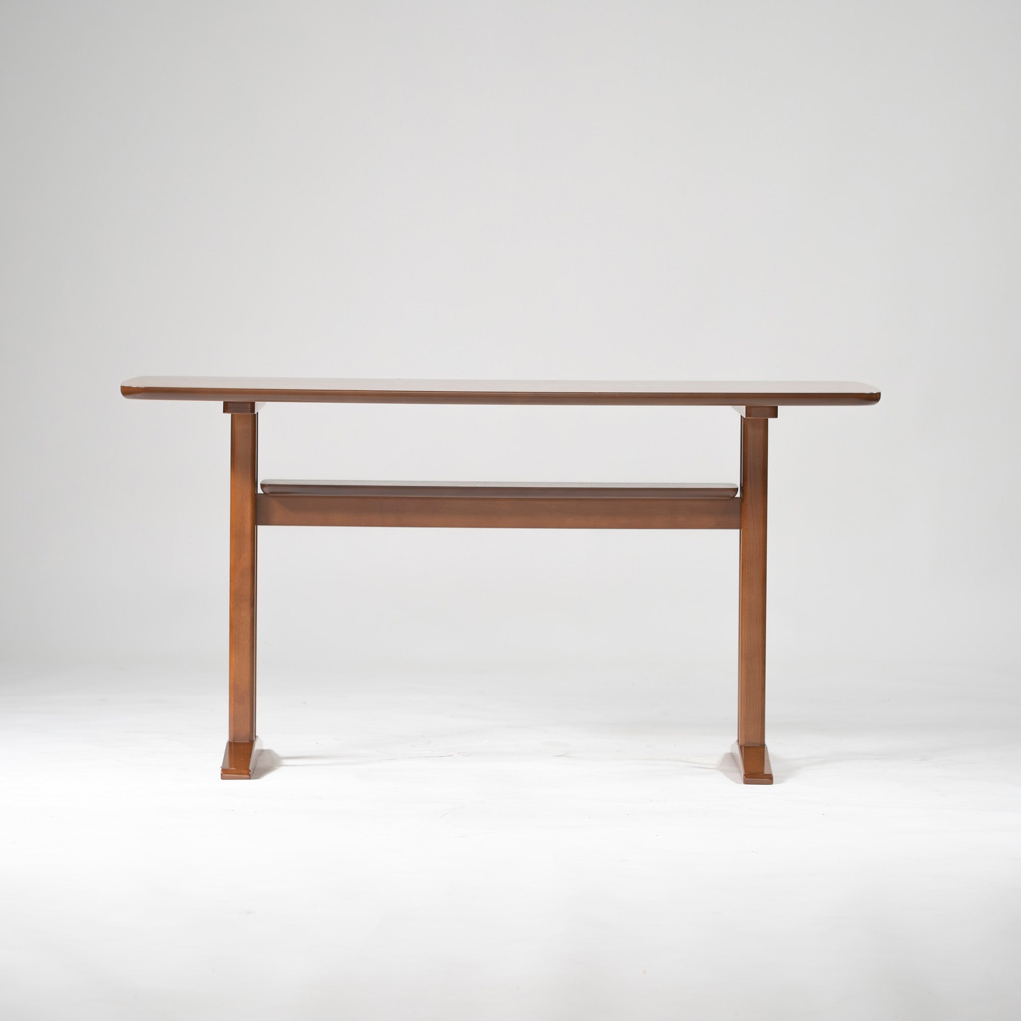 Dining table Karimoku 60+ Cafe table 120 Oak veneer Walnut color LD table Living dining table