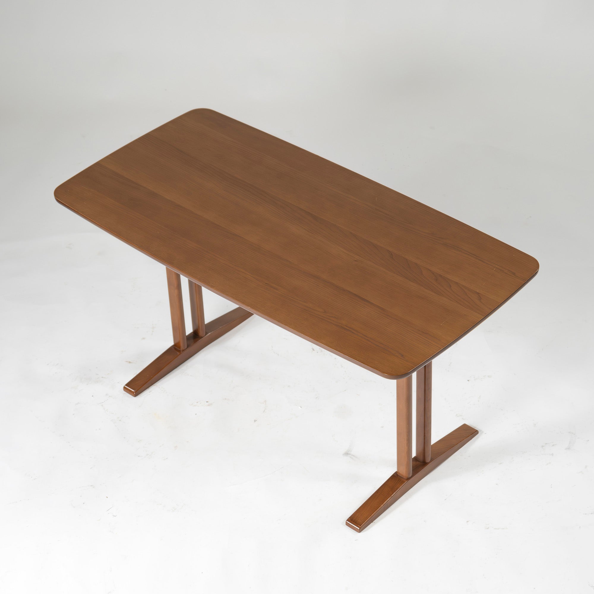 Dining table Karimoku 60+ Cafe table 120 Oak veneer Walnut color LD table Living dining table