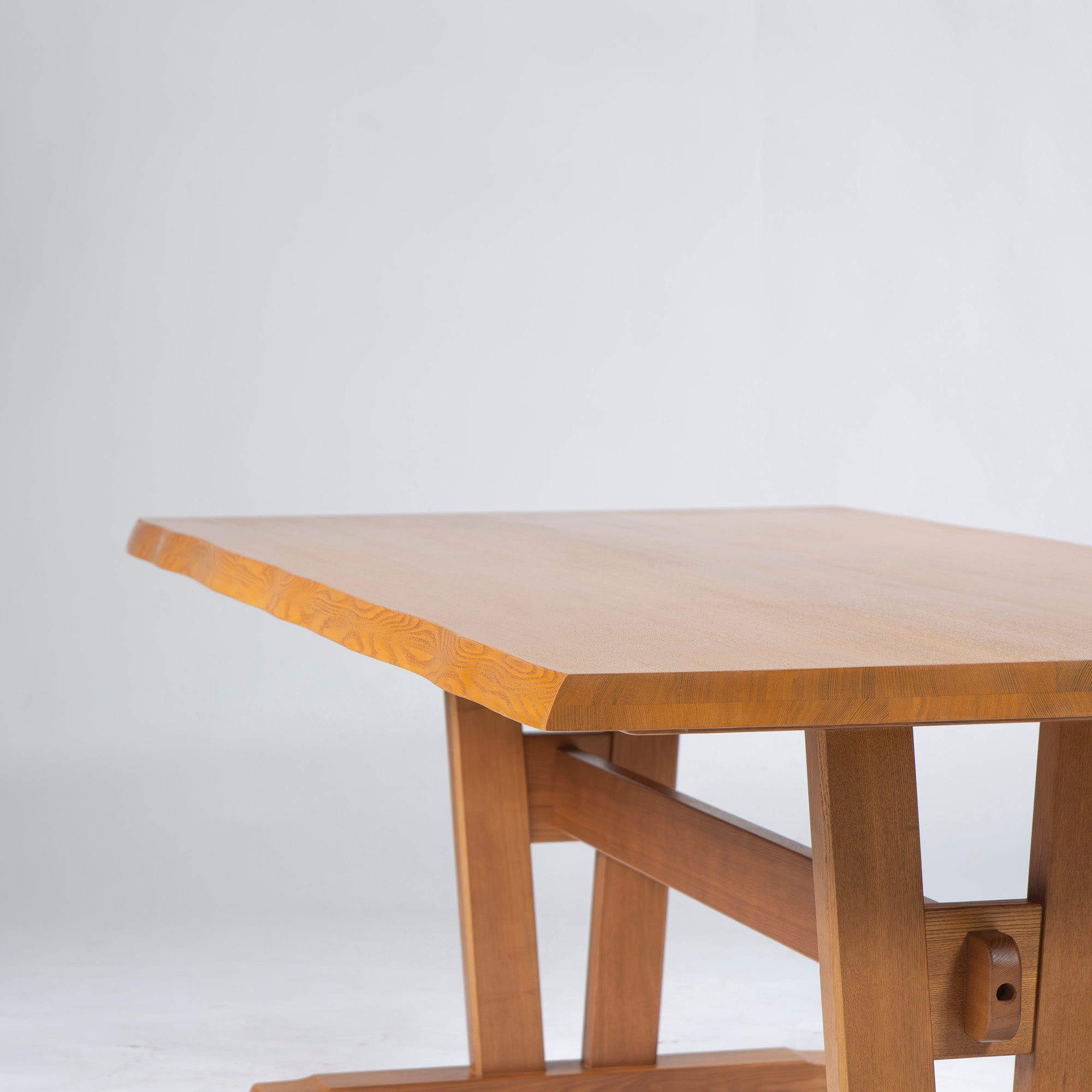 Dining table HIDA Woodpecker Ash wood w180 Barbed look Solid wood Japanese modern Natural modern LD table