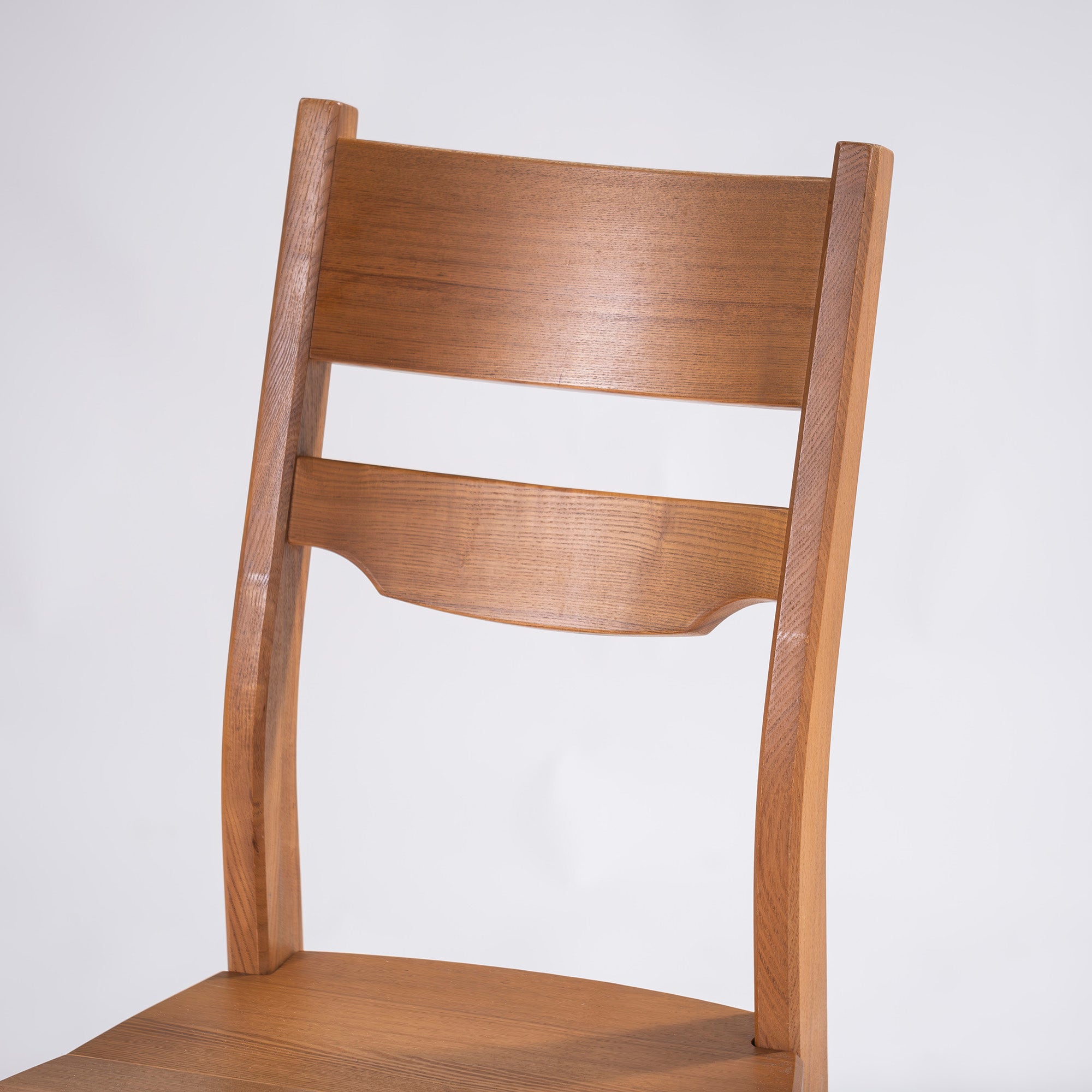 Dining chair HIDA Woodpecker Wood shade series Ash wood (1) Solid wood Japanese modern Natural modern High back chair