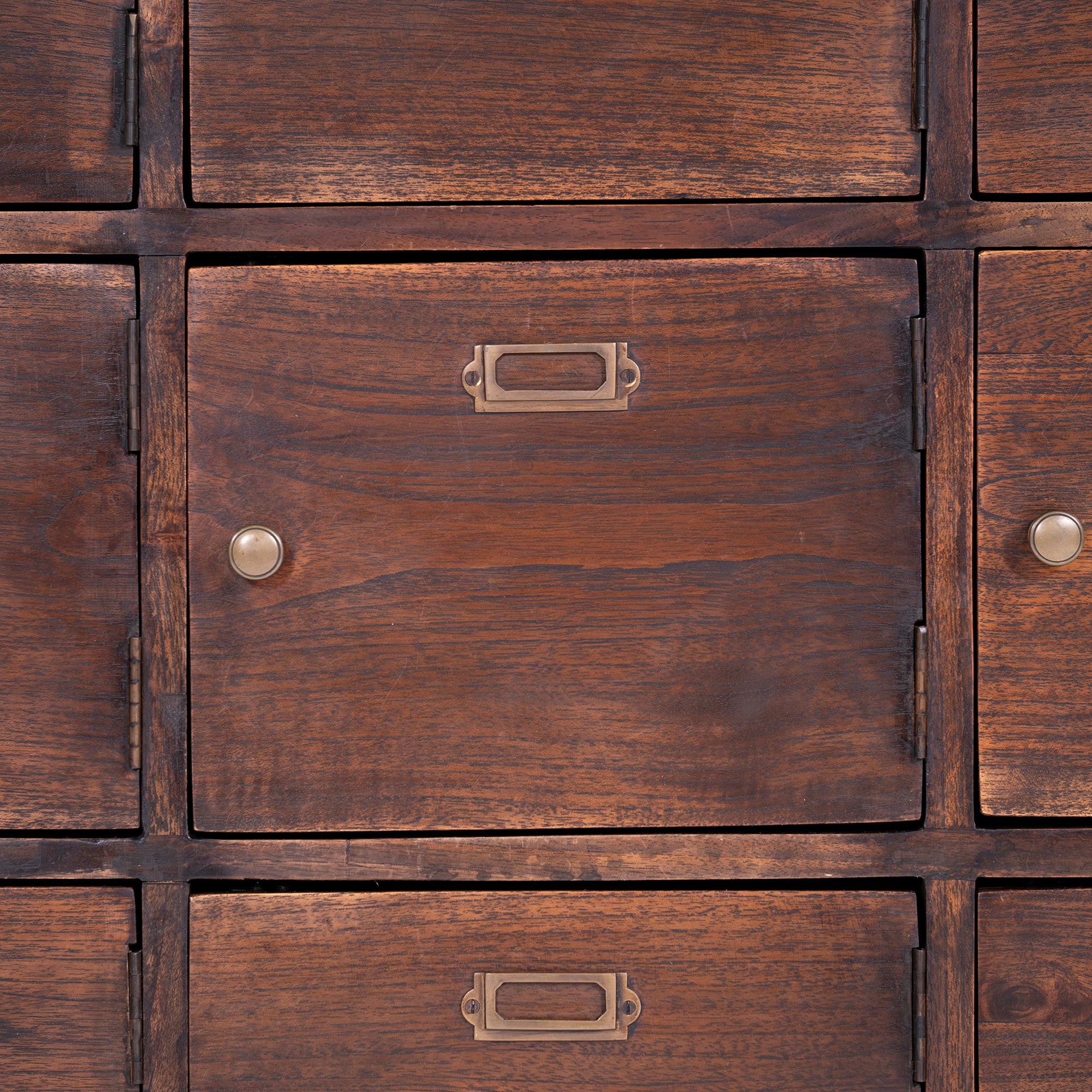 Cabinet 3×3 Solid wood cabinet Vintage style Asian design Living room storage Storage furniture Chest Sideboard