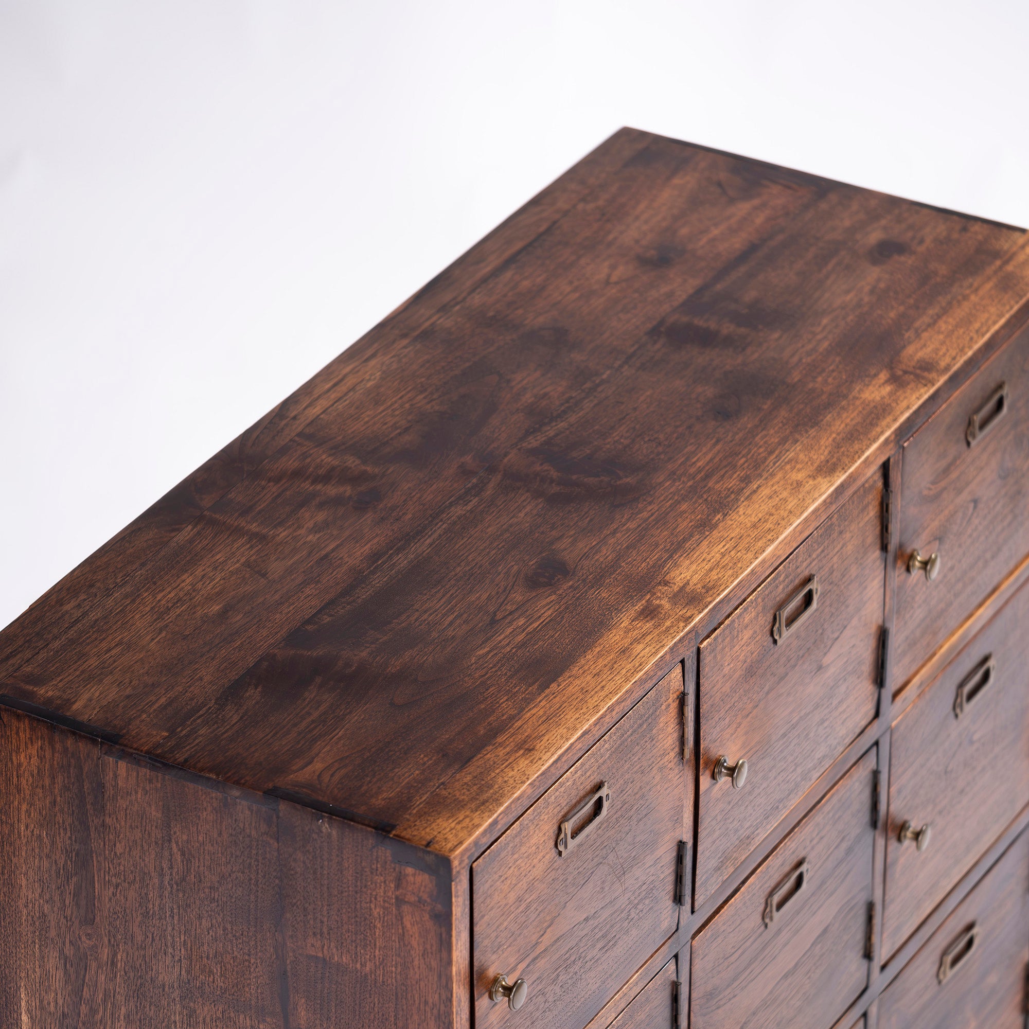 Cabinet 3×3 Solid wood cabinet Vintage style Asian design Living room storage Storage furniture Chest Sideboard