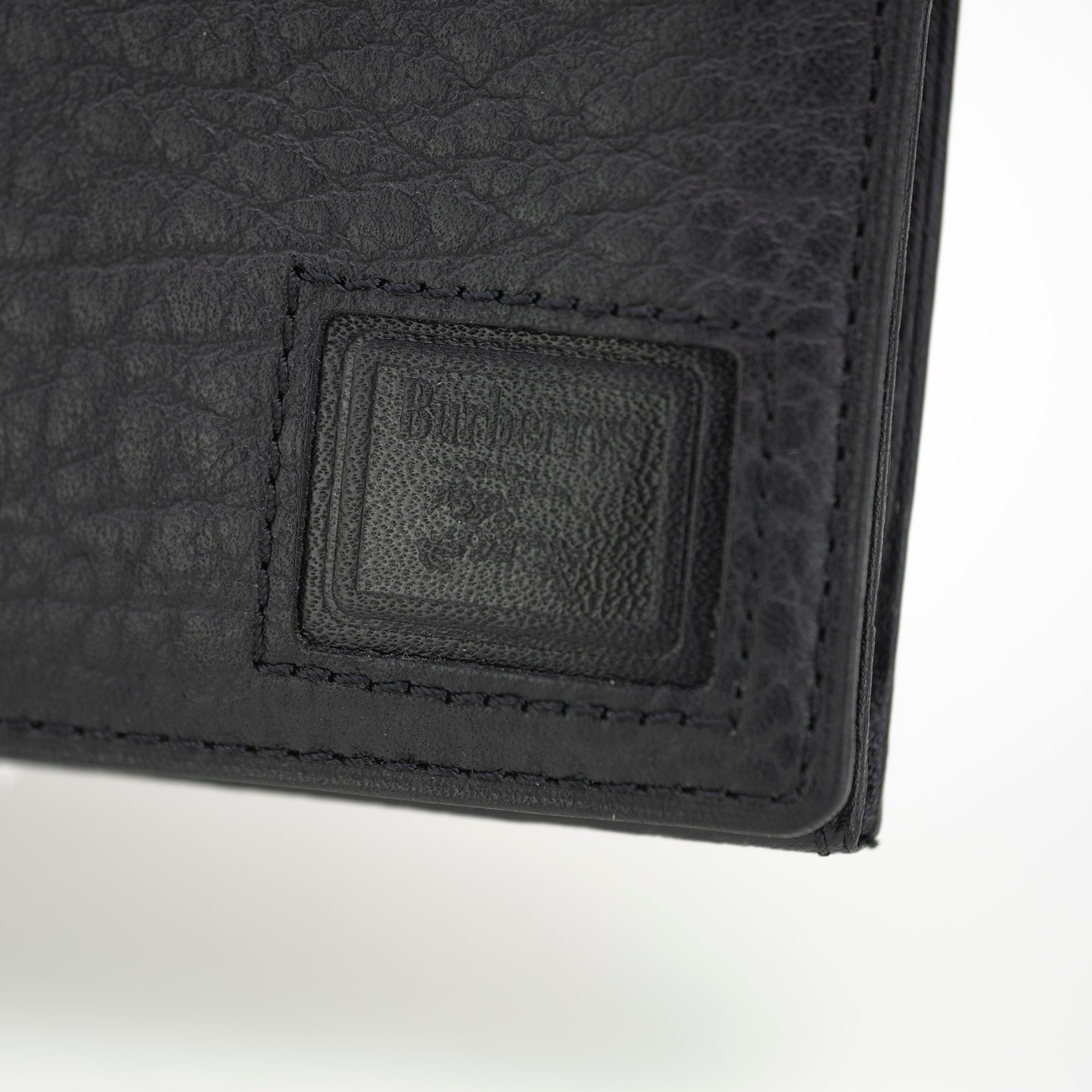 バーバリー オブ ロンドン BURBERRY OF LONDON 長財布 小銭入れなし レザー ブラック 美品