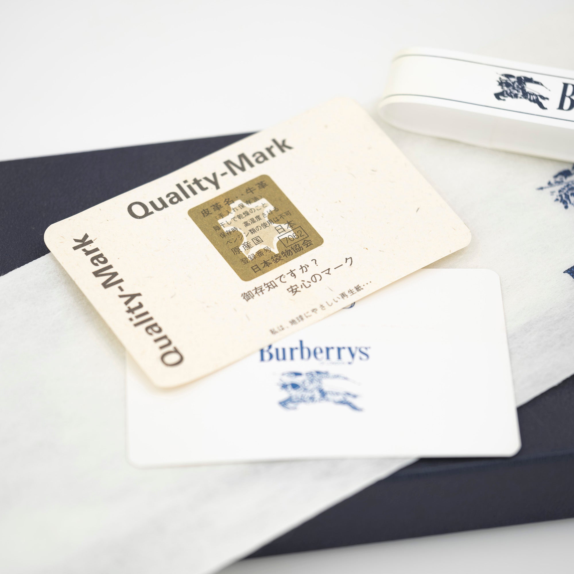 バーバリー オブ ロンドン BURBERRY OF LONDON 長財布 小銭入れなし レザー ブラック 美品