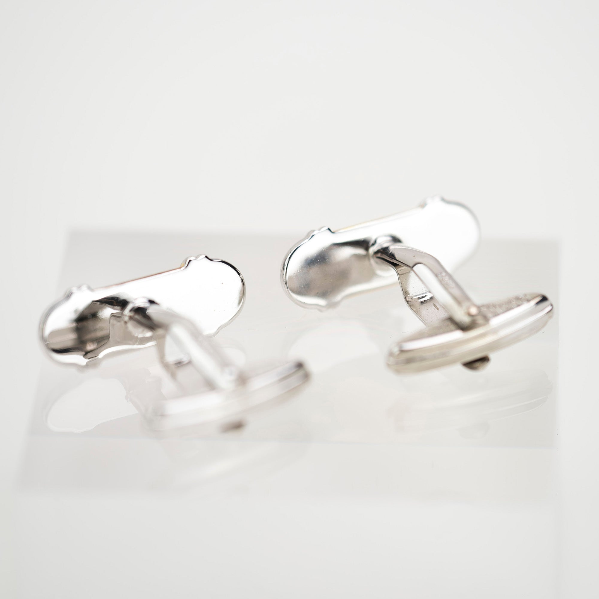 Christian Dior Cufflinks Silver 925 x Gold