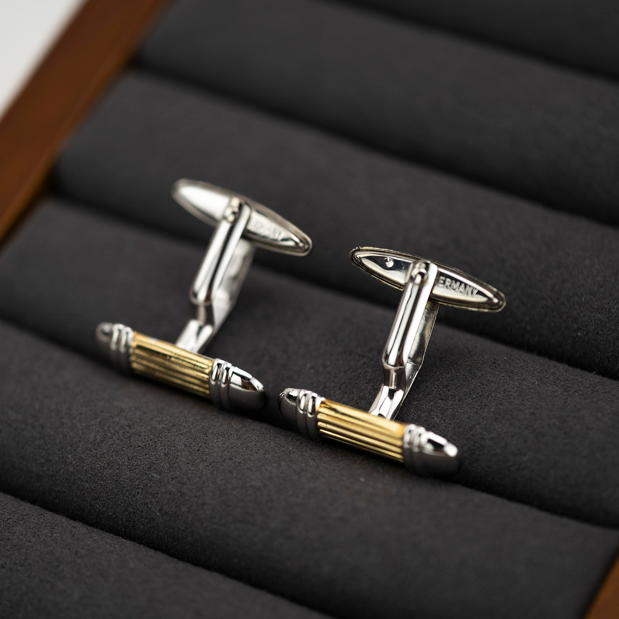 Christian Dior Cufflinks Silver 925 x Gold