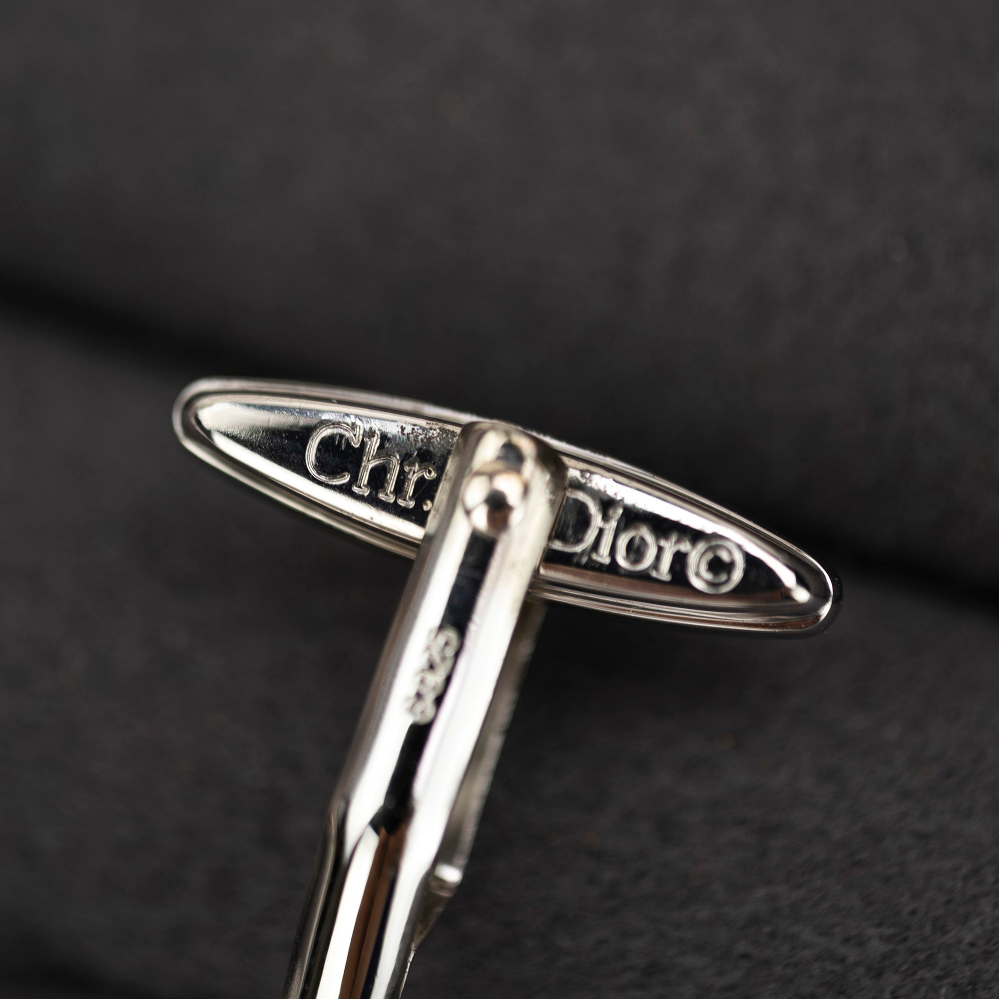 Christian Dior Cufflinks Silver 925 x Gold