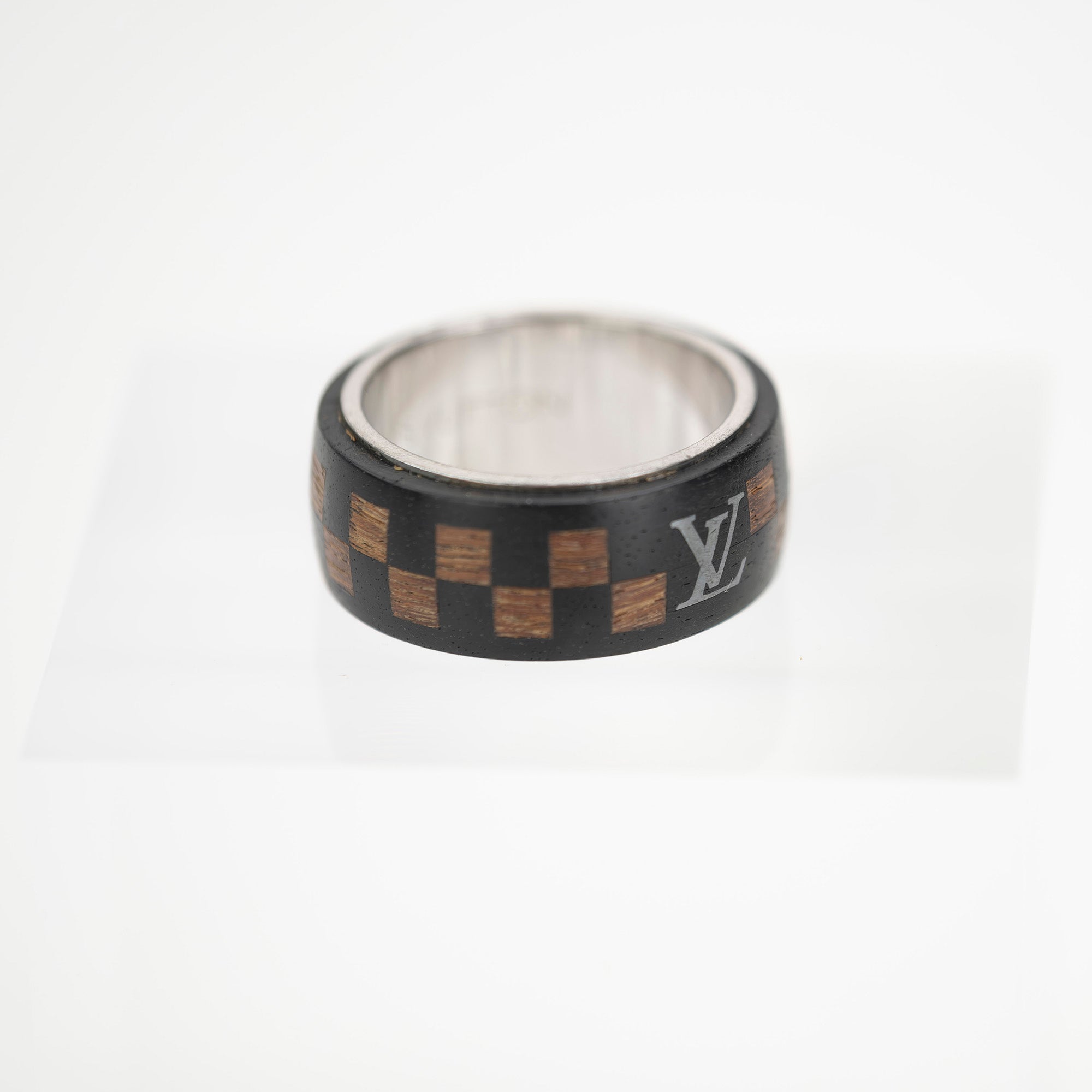 ルイヴィトン ダミエ Louis Vuitton Damier ウッドリング M99167 20号 メンズアクセサリー