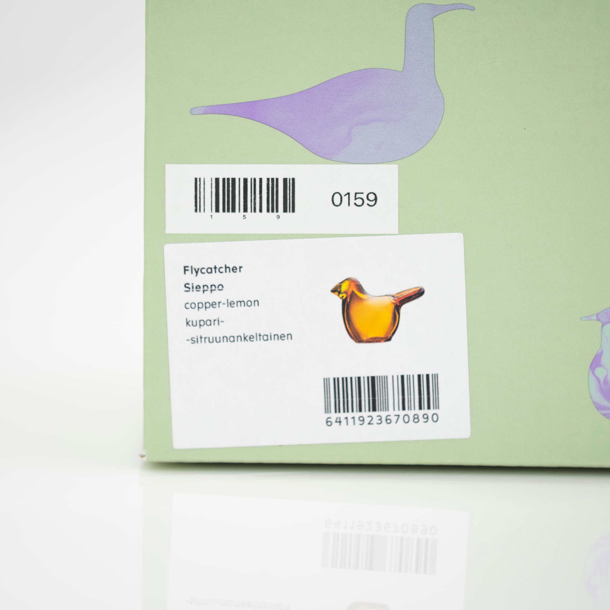 iittala Birds by Oiva Toikka Sieppo Copper x Lemon