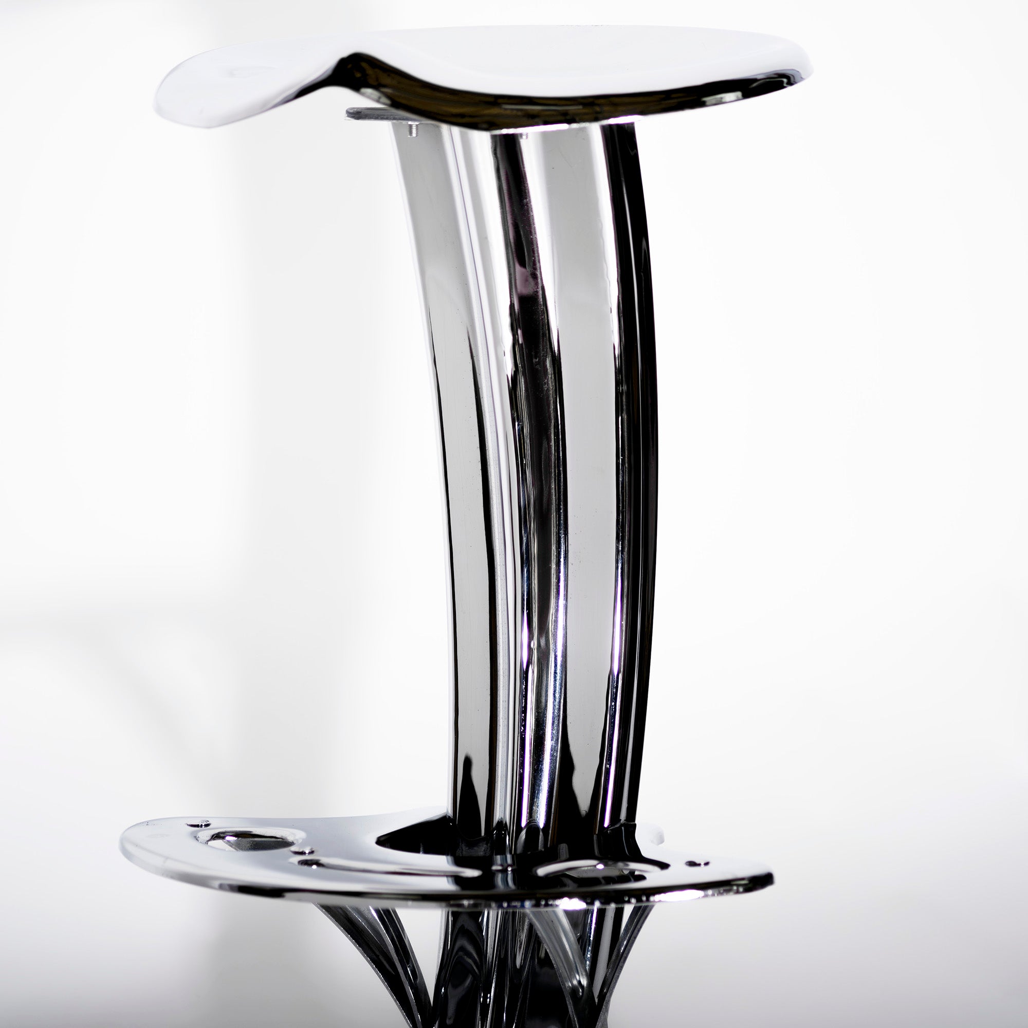 Counter chair DULTON LOTUS bar stool chrome discontinued high stool US vintage