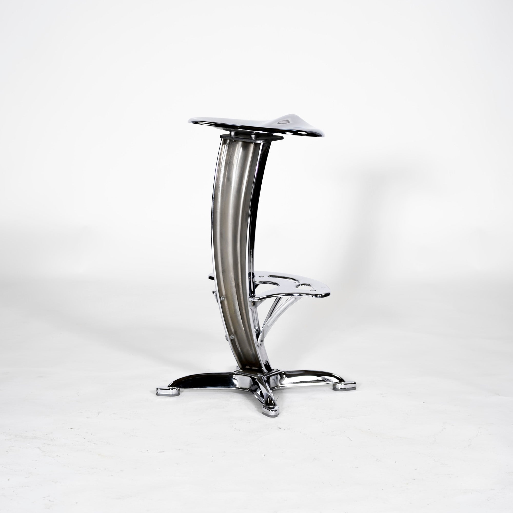 Counter chair DULTON LOTUS bar stool chrome discontinued high stool US vintage