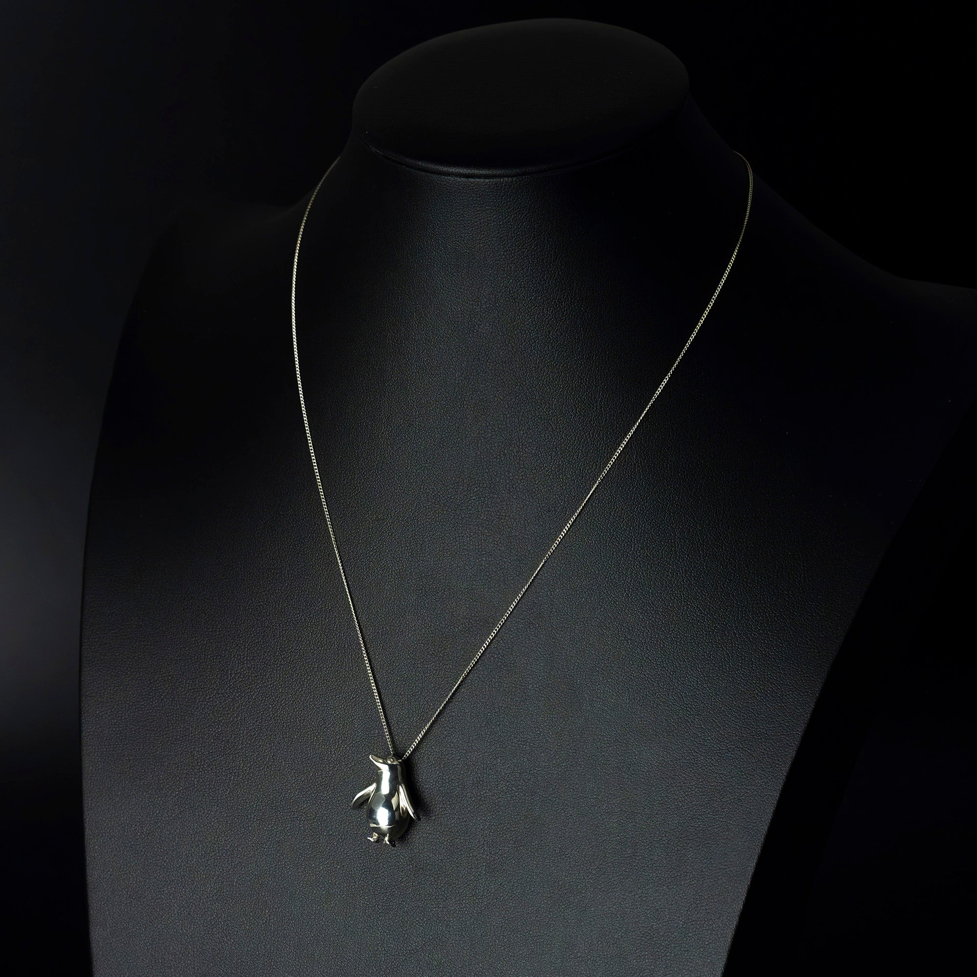 Tiffany & Co. Penguin motif necklace in sterling silver