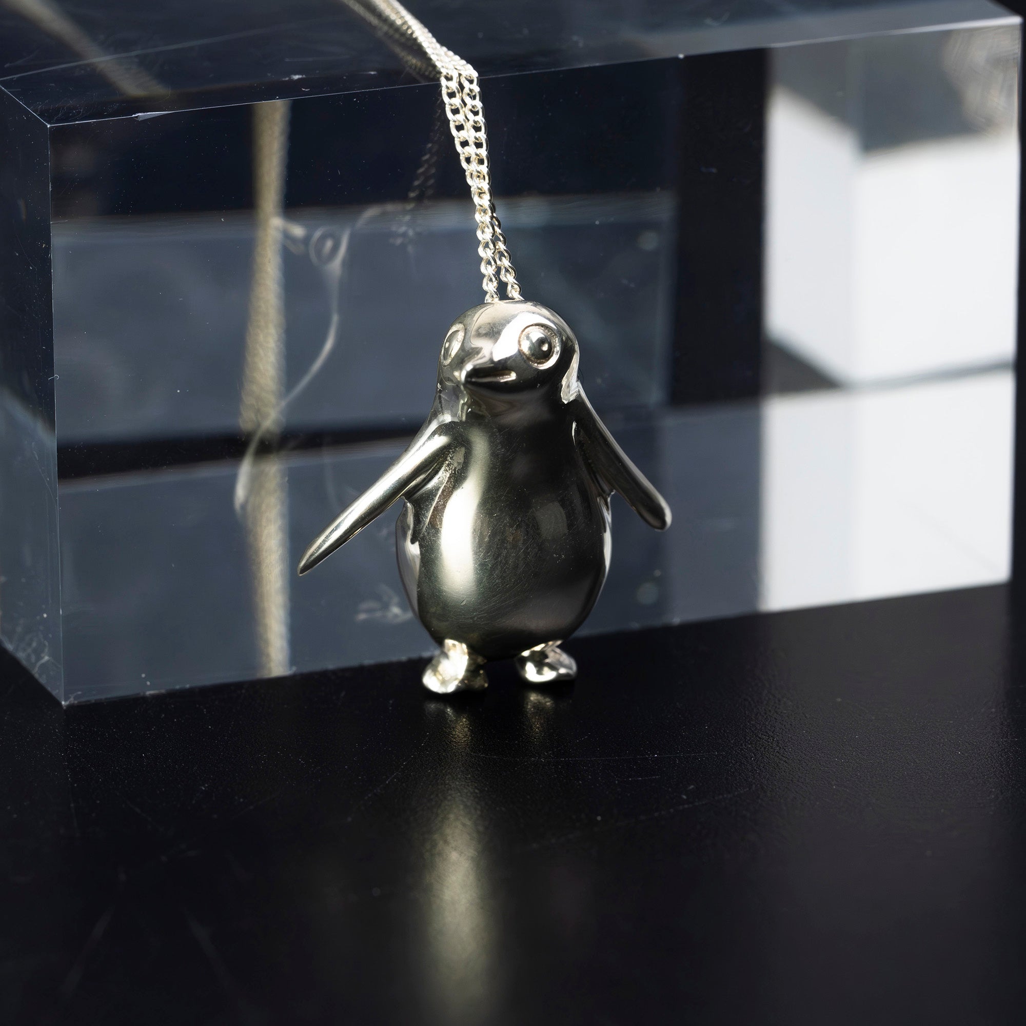 Tiffany & Co. Penguin motif necklace in sterling silver