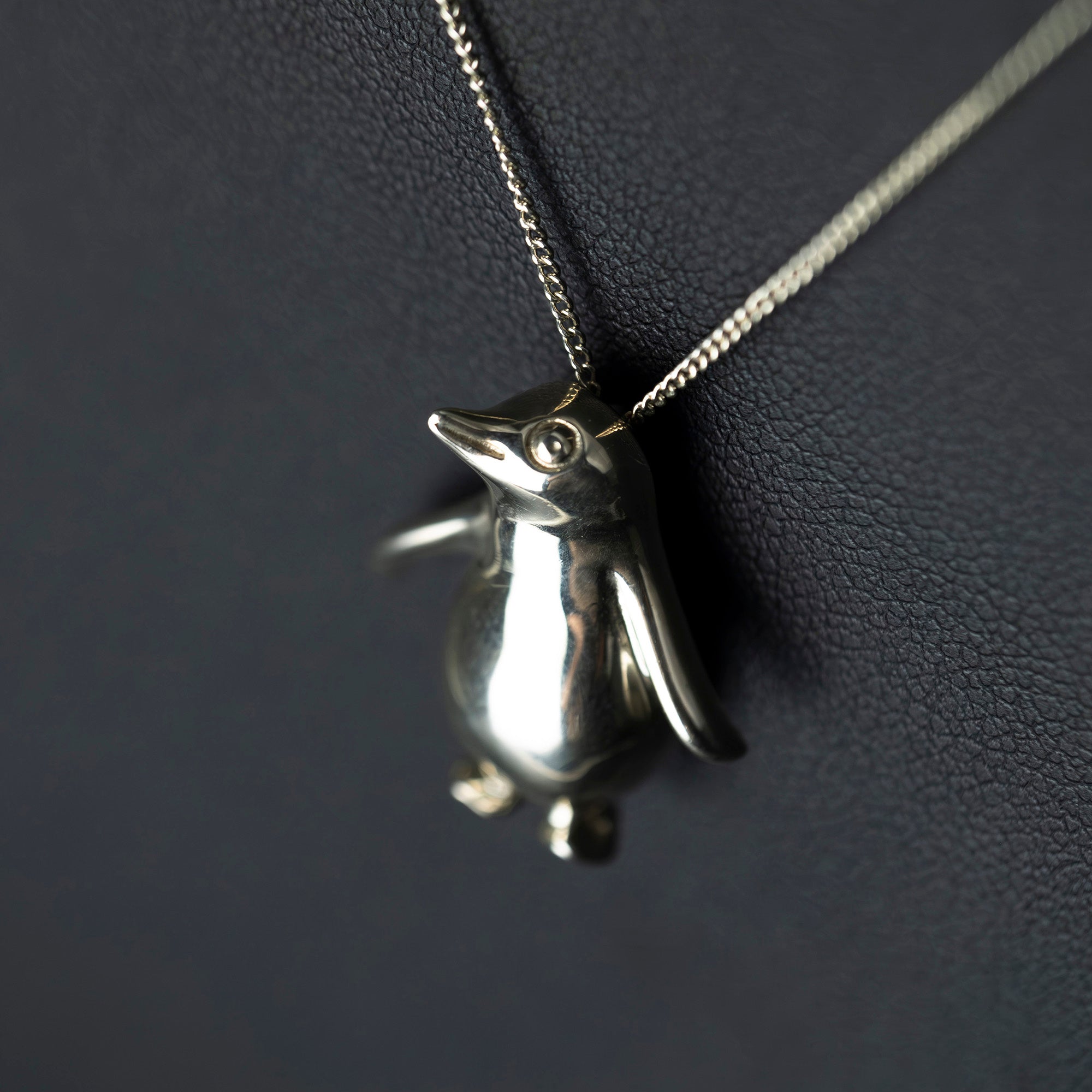 Tiffany & Co. Penguin motif necklace in sterling silver