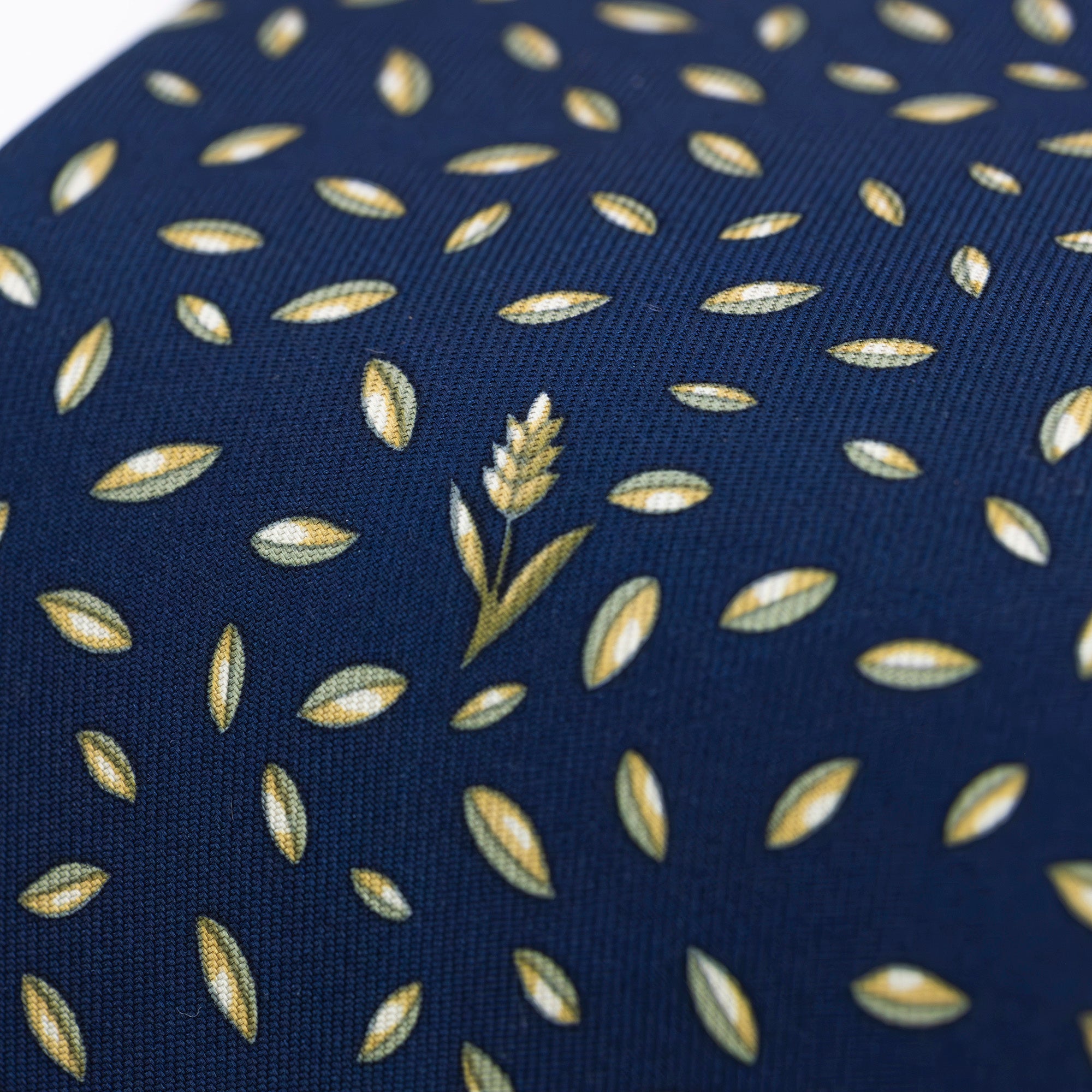HERMES Hermes Men's Accessories Silk Items Tie Navy Good Condition