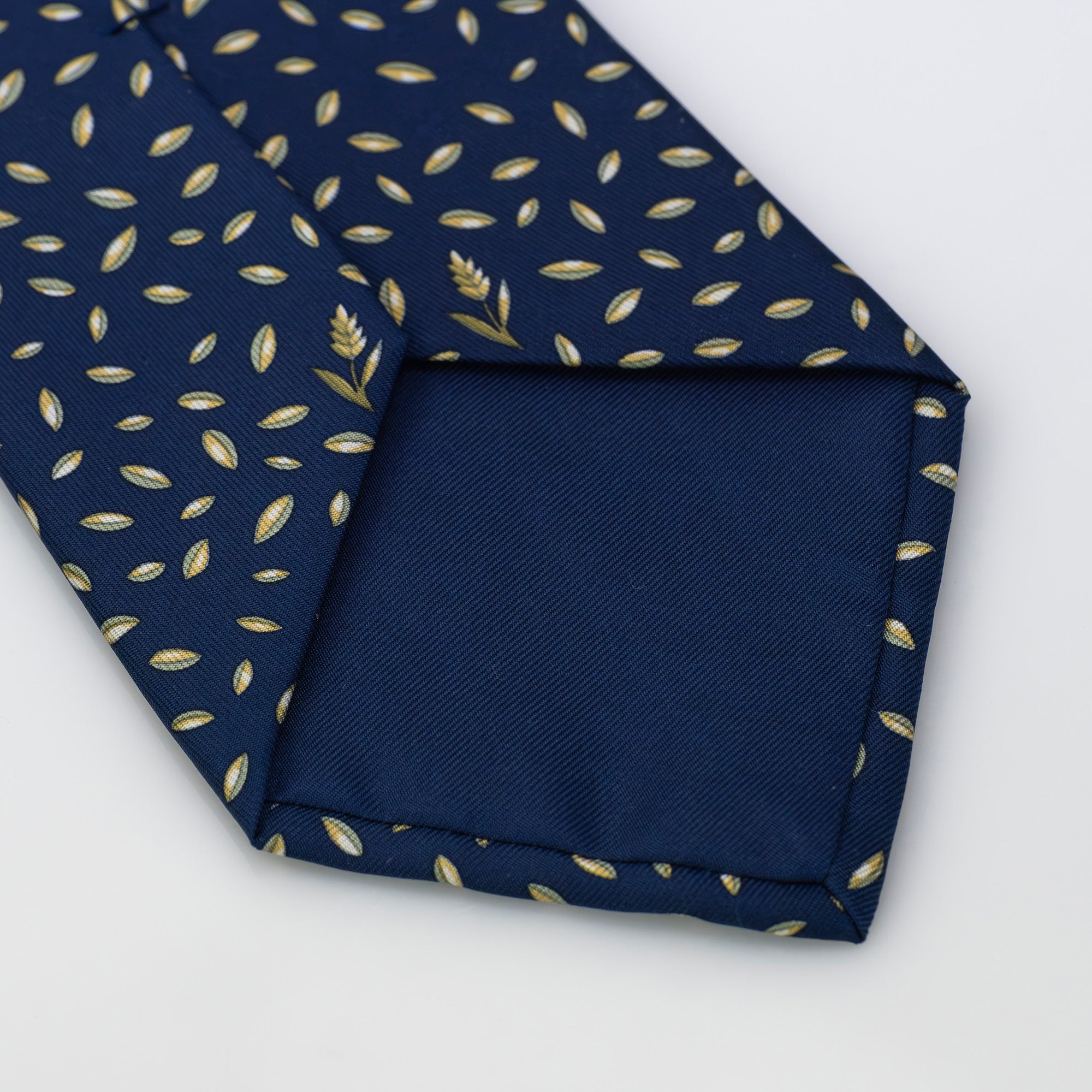 HERMES Hermes Men's Accessories Silk Items Tie Navy Good Condition