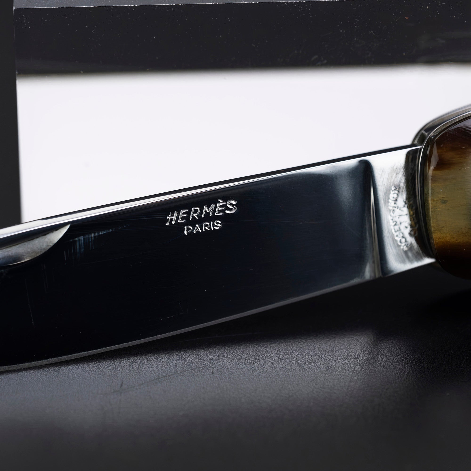 Hermes HERMES Buffalo Horn Sommelier Knife Folding Knife Good Condition
