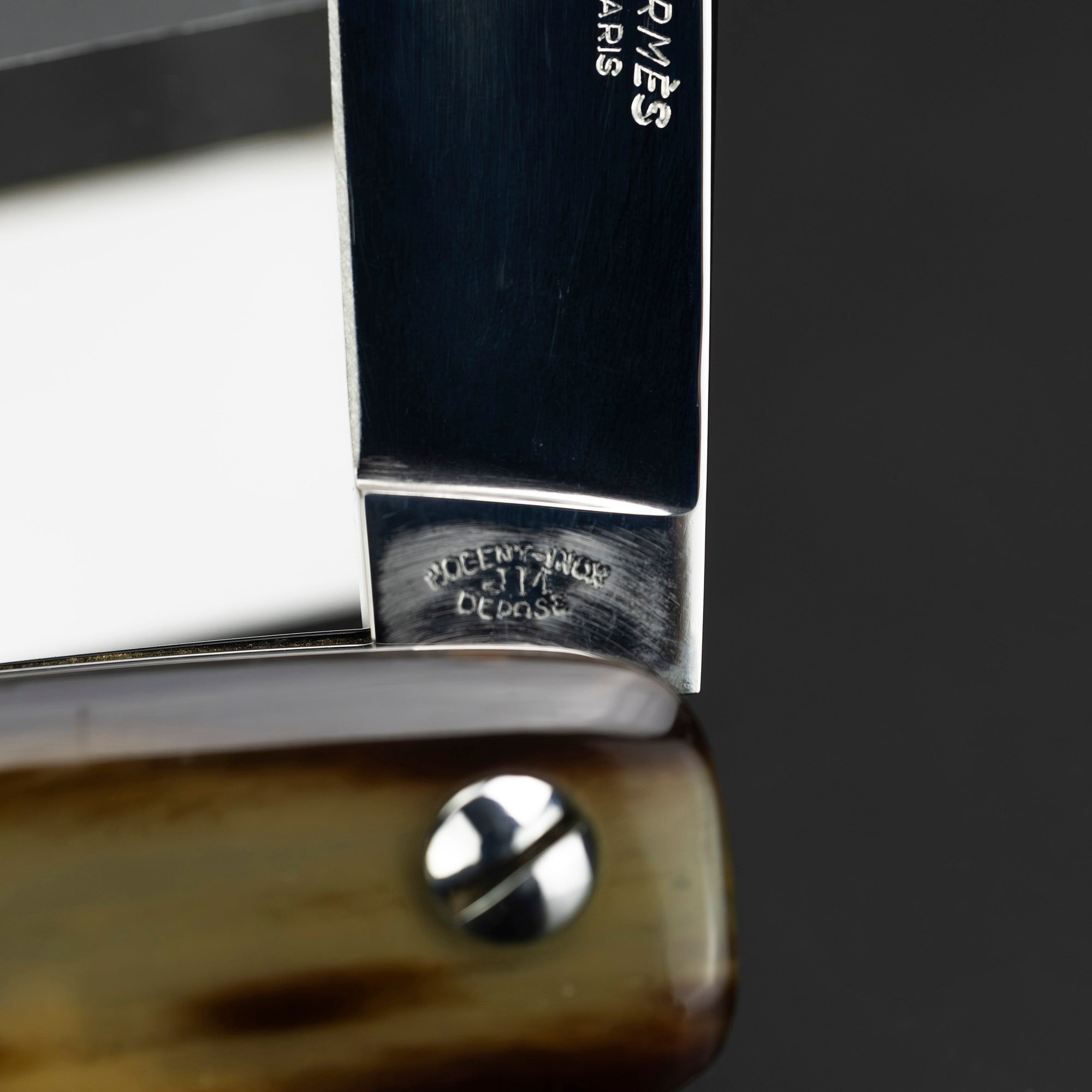 Hermes HERMES Buffalo Horn Sommelier Knife Folding Knife Good Condition