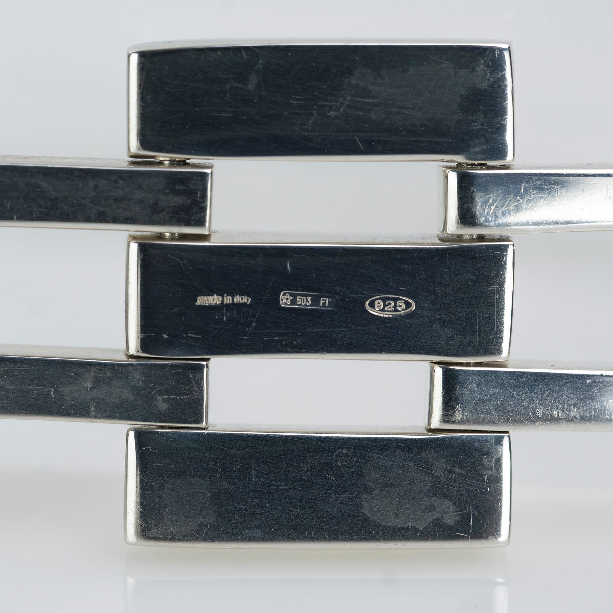 Gucci Heavy Gate Link Bracelet GUCCI HEAVY GATE LINK BRACELET Sterling Silver