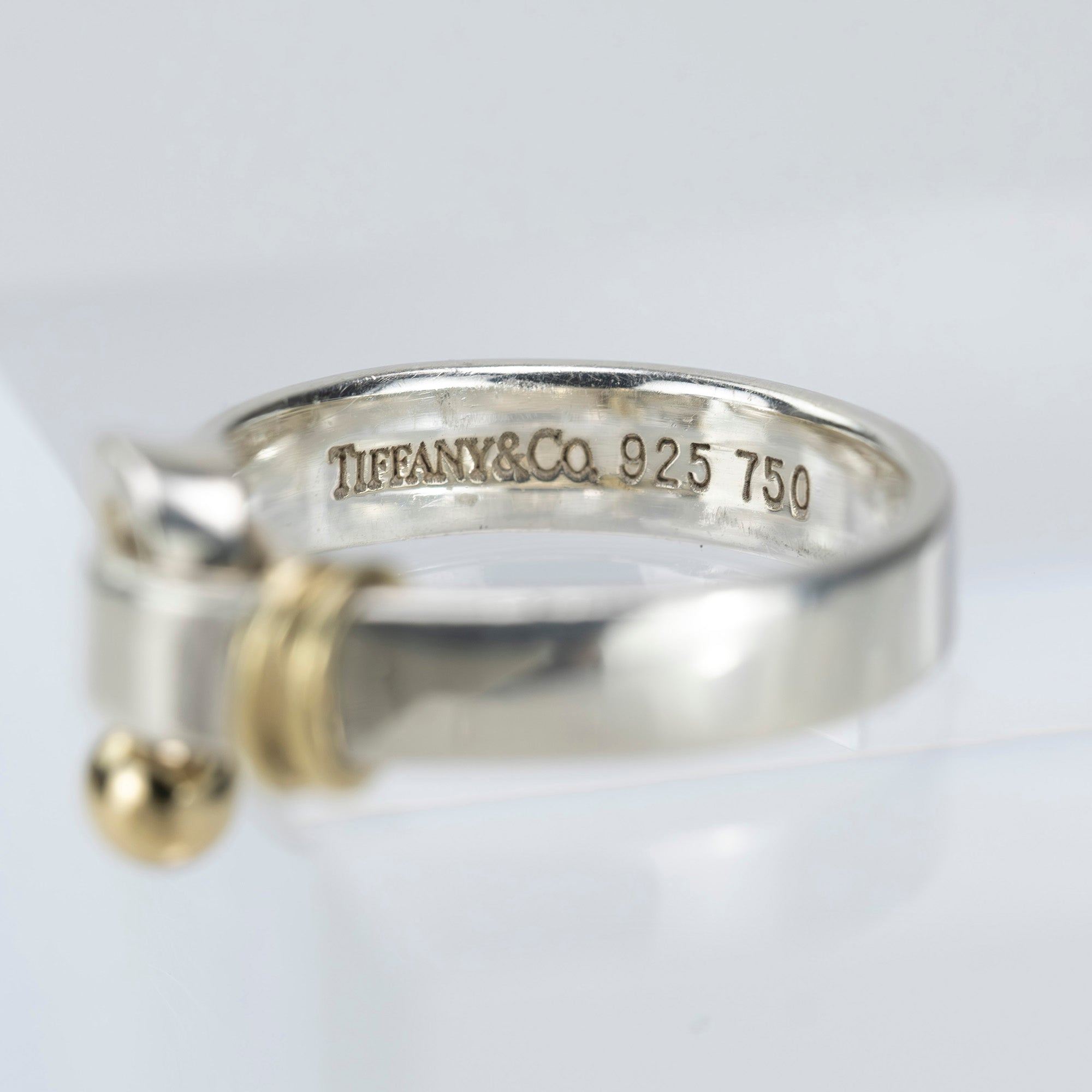 ティファニー TIFFANY&Co. フック&アイ リング 11号 レディースアクセサリー シルバー925 K18
