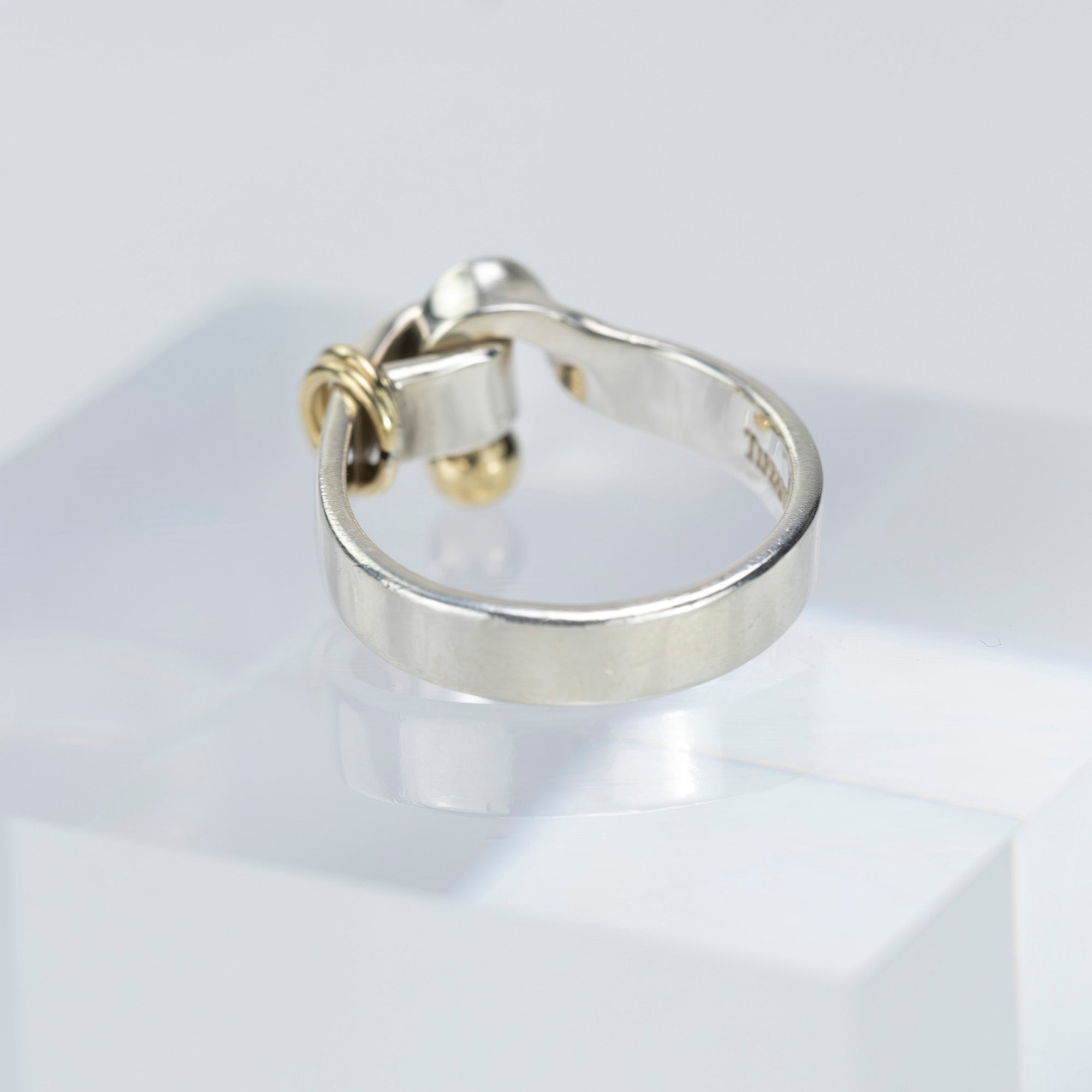 ティファニー TIFFANY&Co. フック&アイ リング 11号 レディースアクセサリー シルバー925 K18